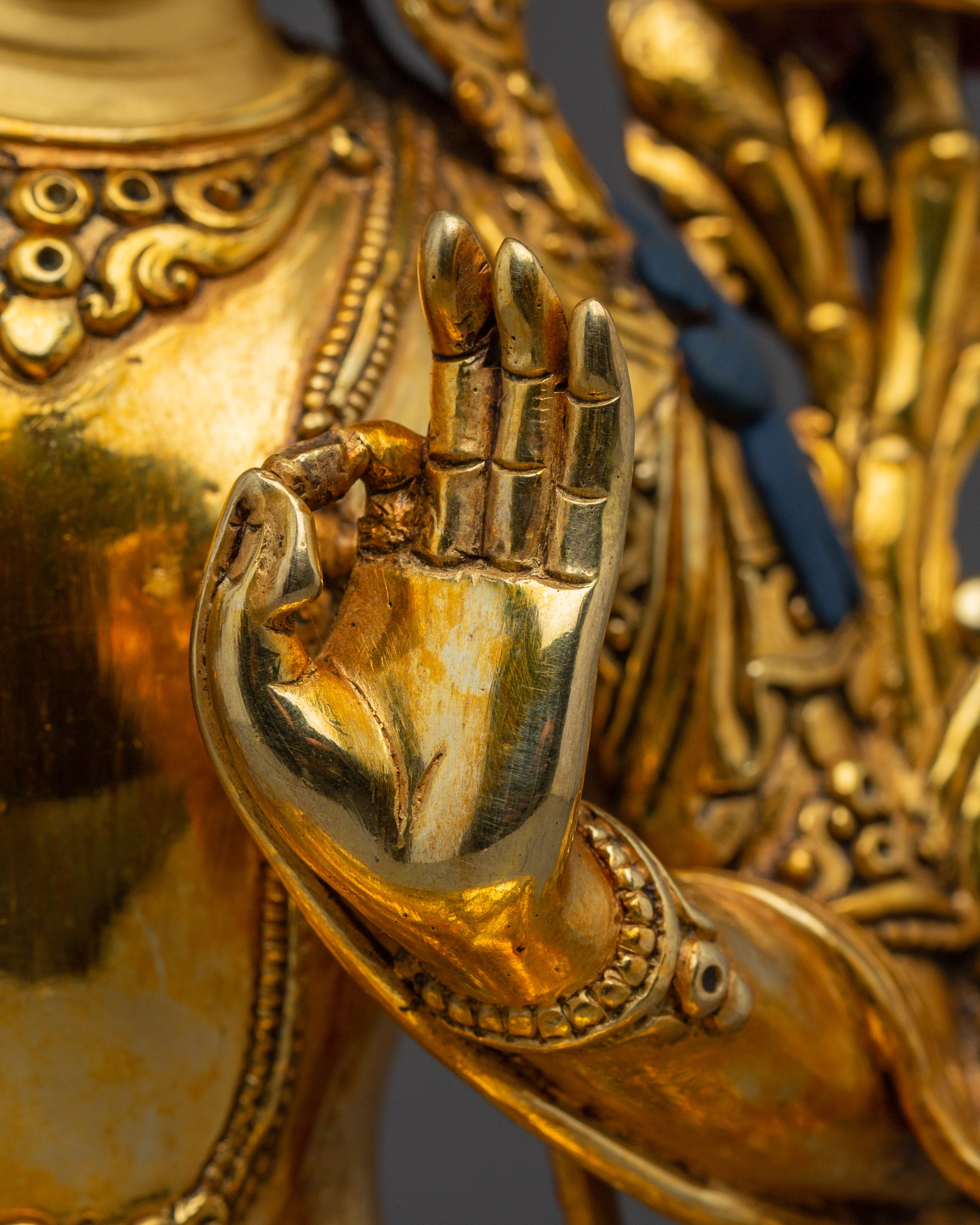 Radiant Wisdom Bodhisattva Manjushri Art | Buddhist Spiritual Statue