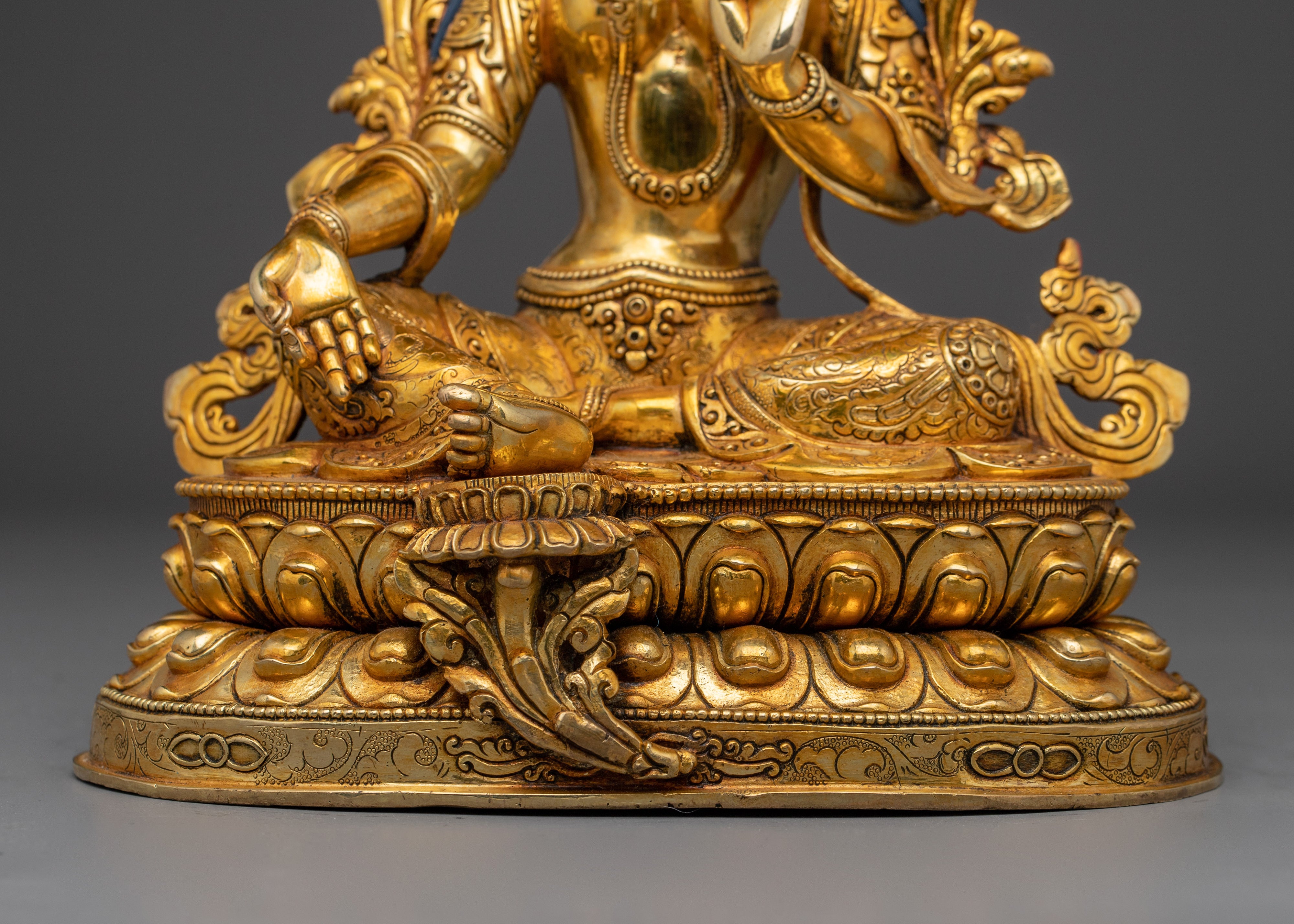 Radiant Golden Shyama Tara Art | Green Tara - Mother of Liberation