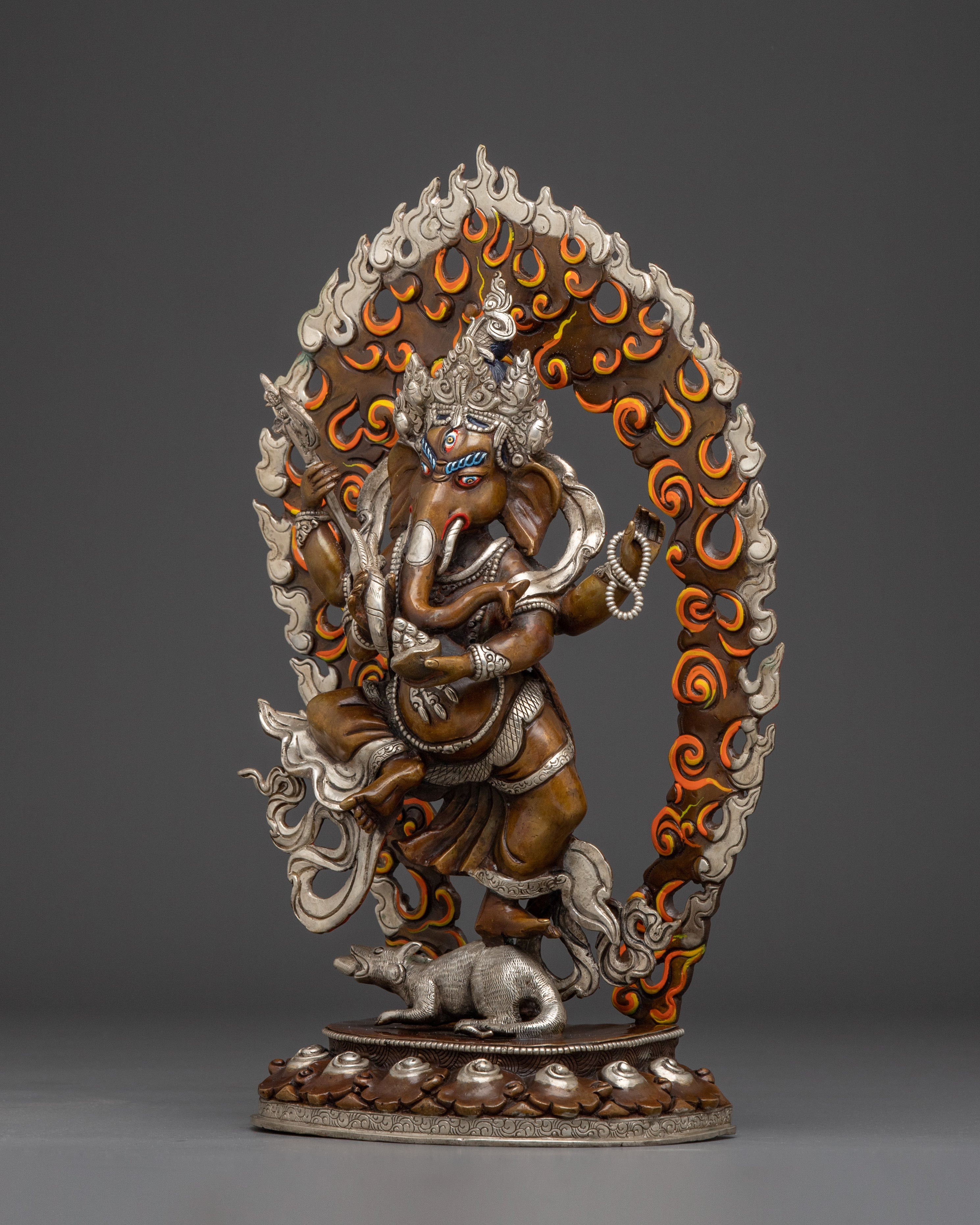 Ganesh, Hindu Deity Figure | Handmade Nepali Art for Meditation and Traditional Worship