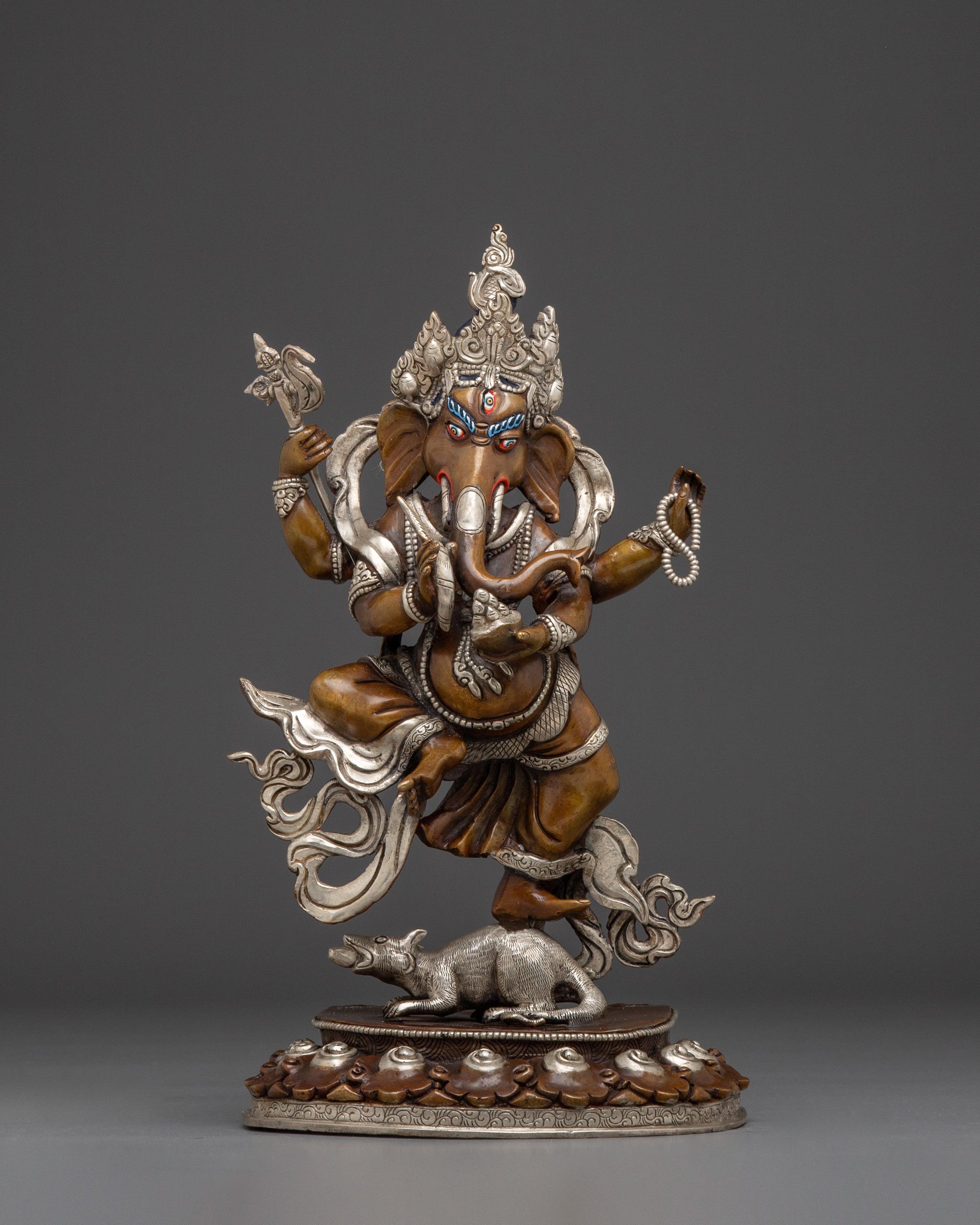 Ganesh, Hindu Deity Figure | Handmade Nepali Art for Meditation and Traditional Worship