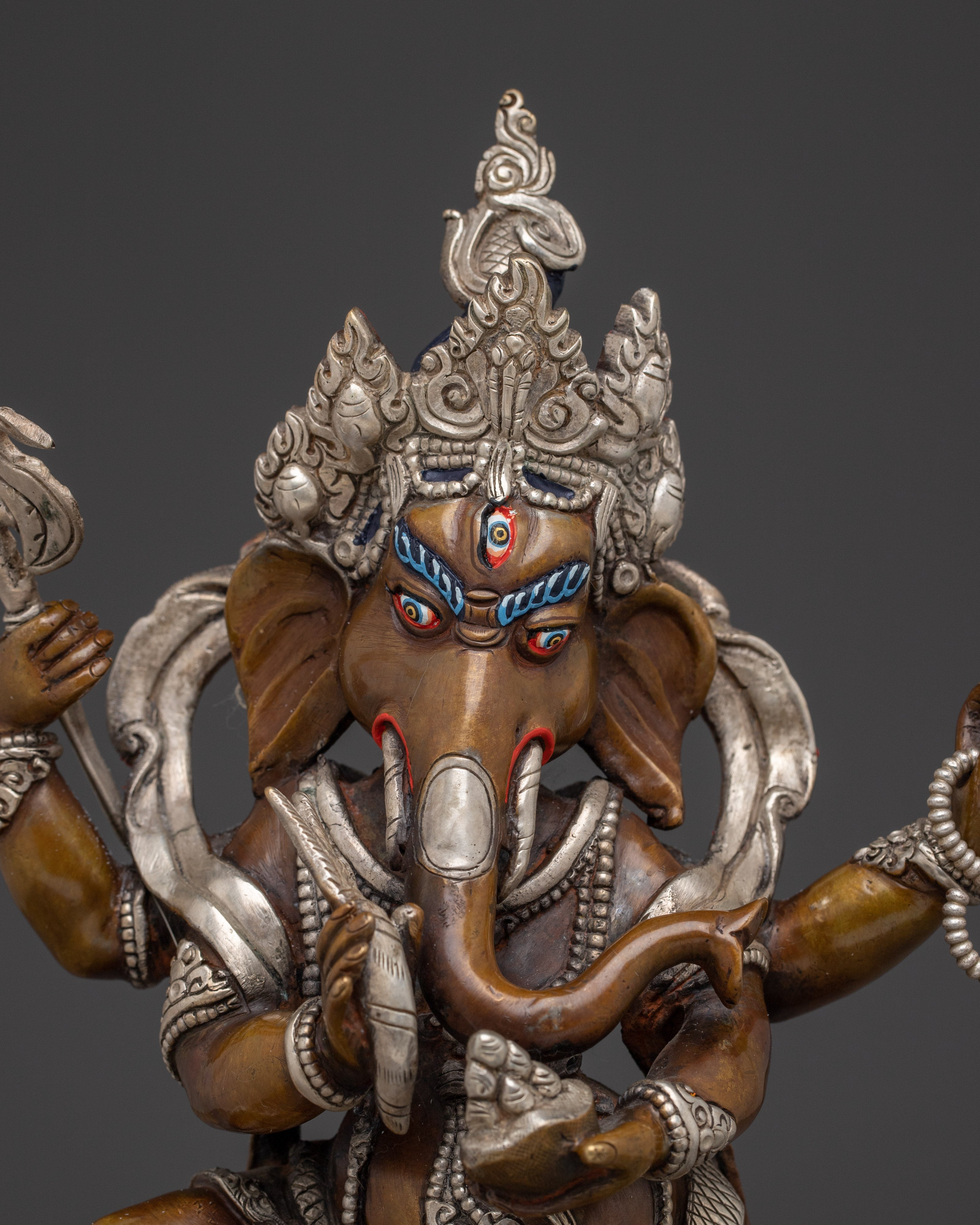 Ganesh, Hindu Deity Figure | Handmade Nepali Art for Meditation and Traditional Worship