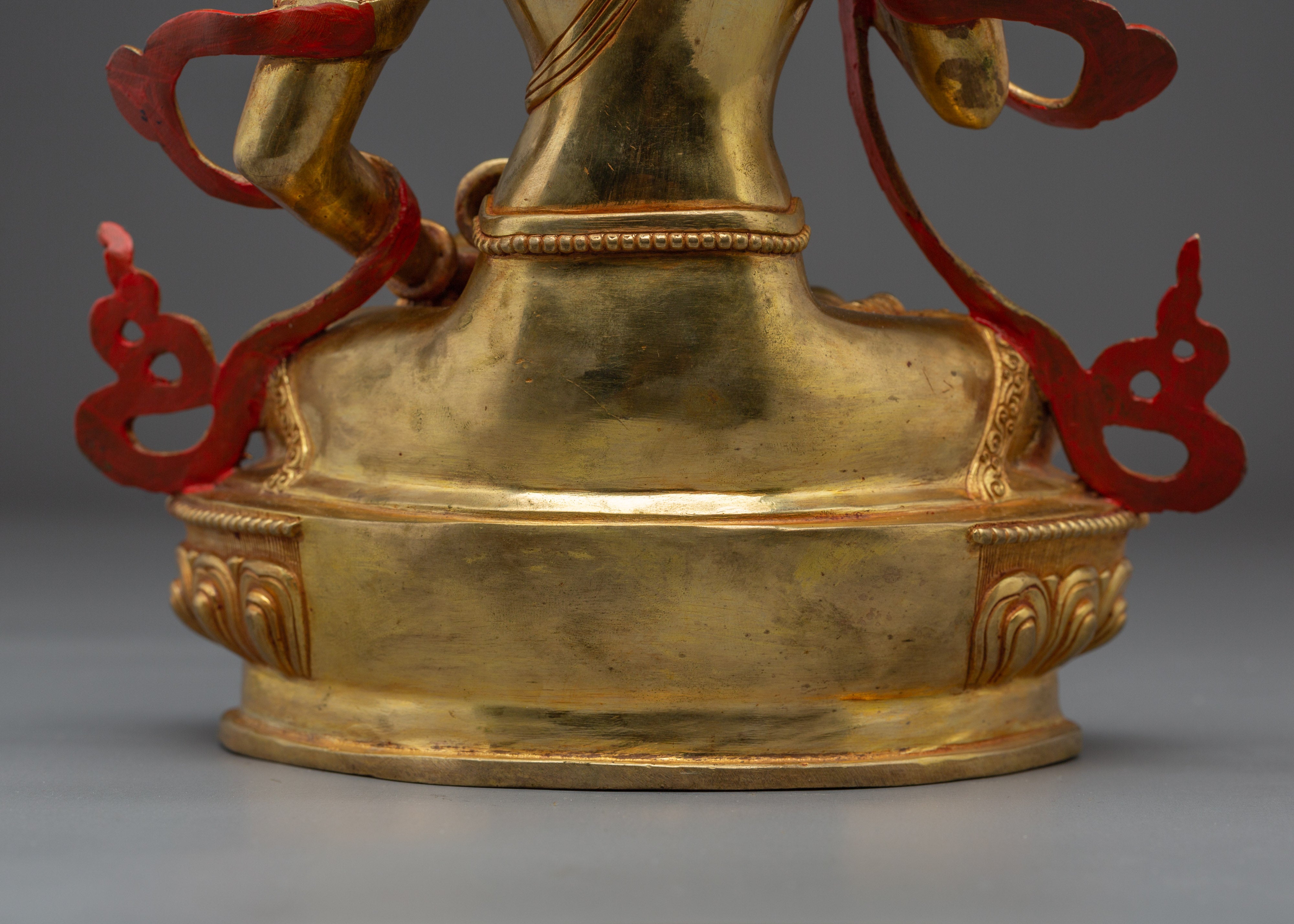 Vajrasattva Gold Gilded Copper Deity | Buddha of Purification and Spiritual Healing