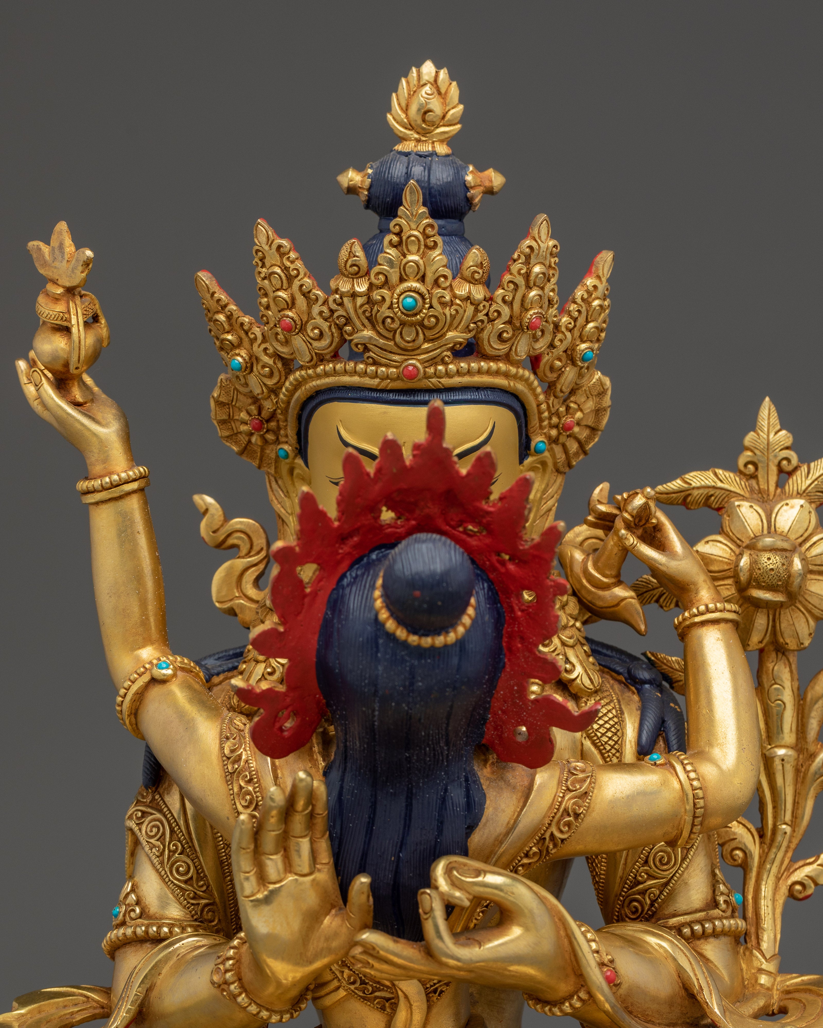 Buddha Statue with Consort | Union of Wisdom and Skillful Means