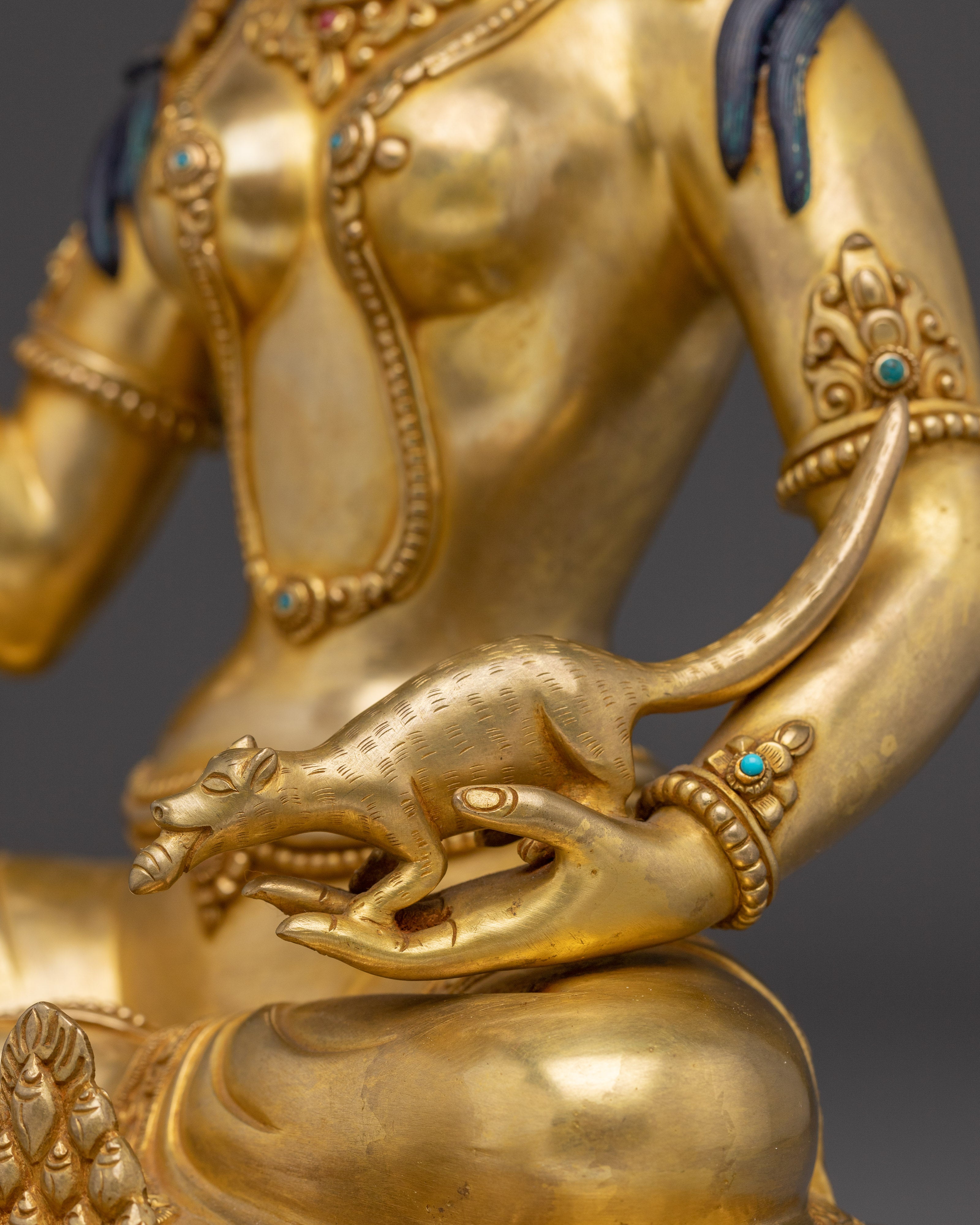 Red Manohara Vasudhara Statue | Perfect for Meditation