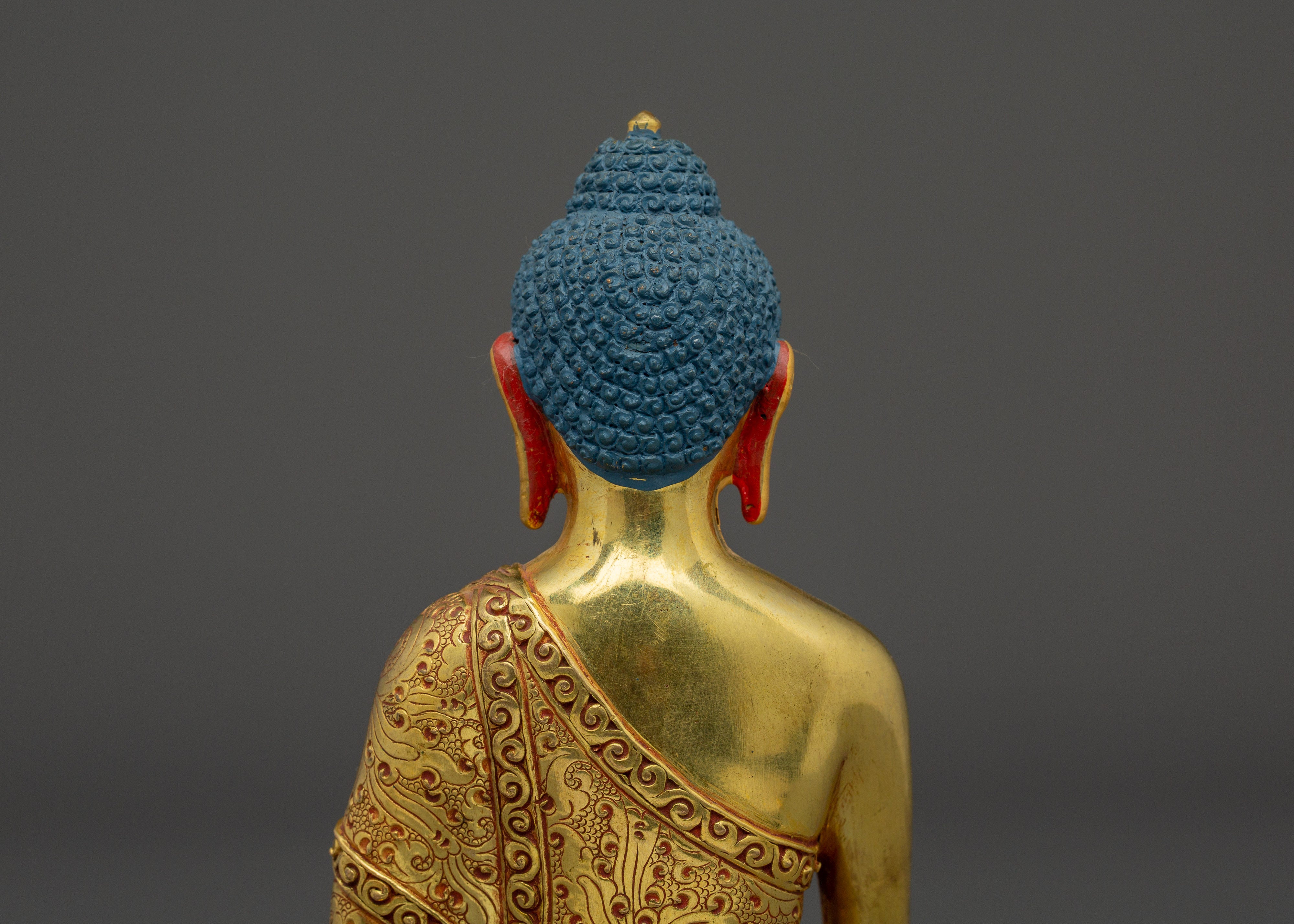 Shakyamuni Buddha Statue with 24K Gold Gilding | Enhance Your Meditation and Spirituality