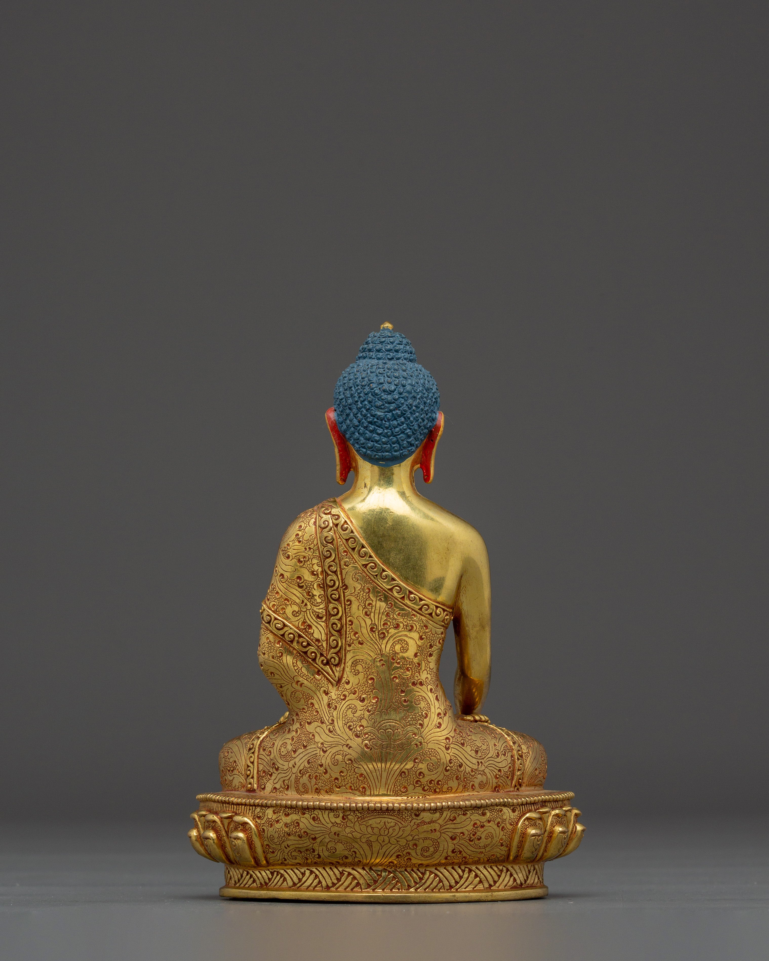 Shakyamuni Buddha Statue with 24K Gold Gilding | Enhance Your Meditation and Spirituality