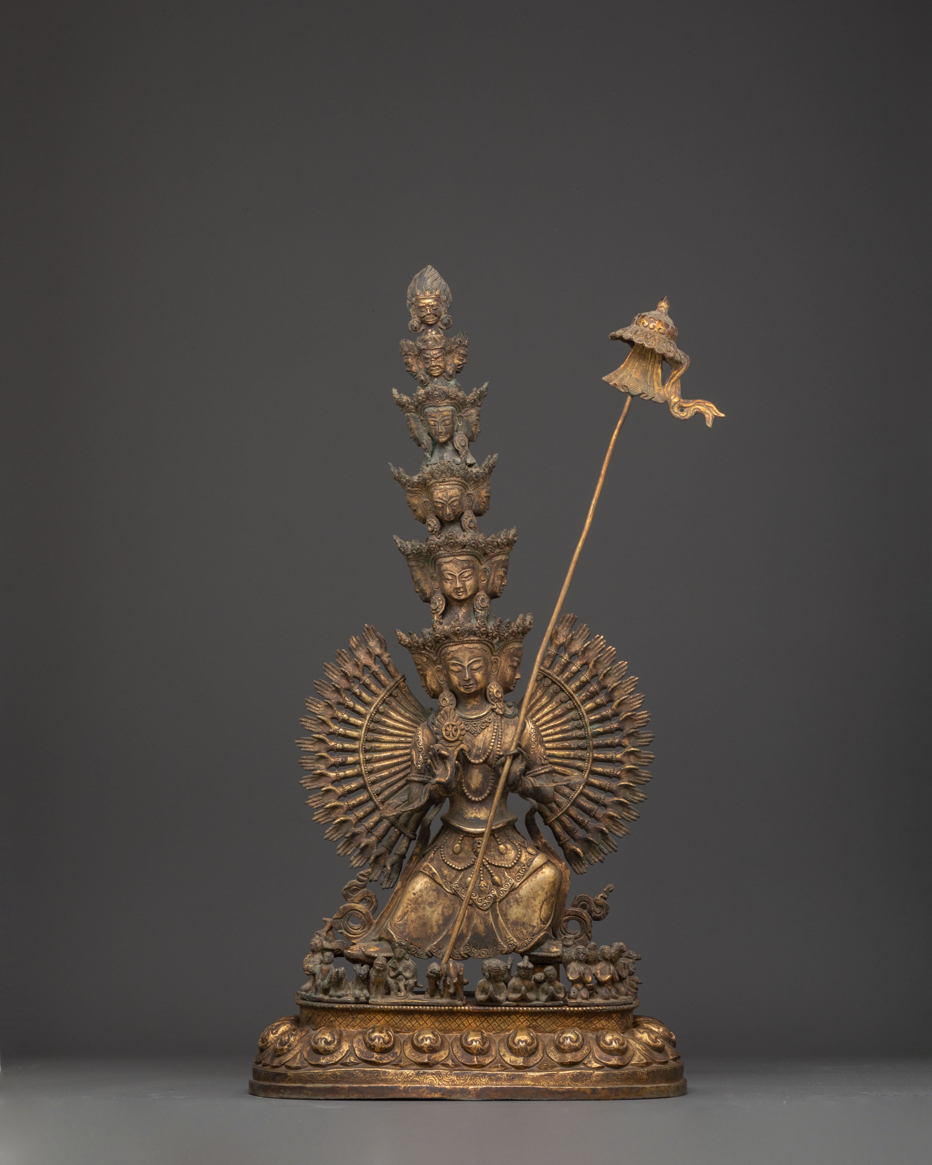 Handmade Statue Of 1000 Armed Chenrezig | Spiritual Decor