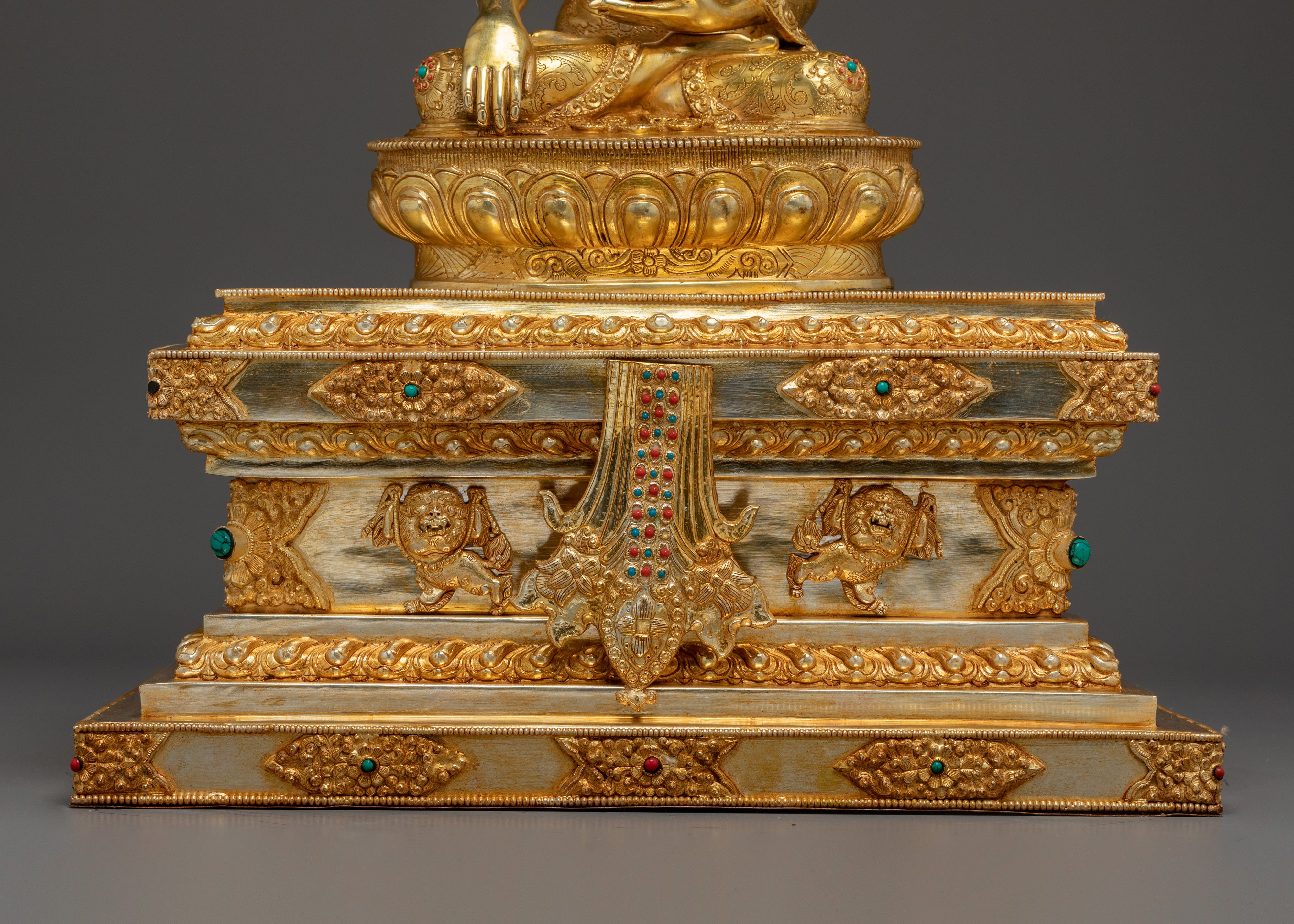 Enlightened Shakyamuni Buddha on Throne | Founder of Buddhism