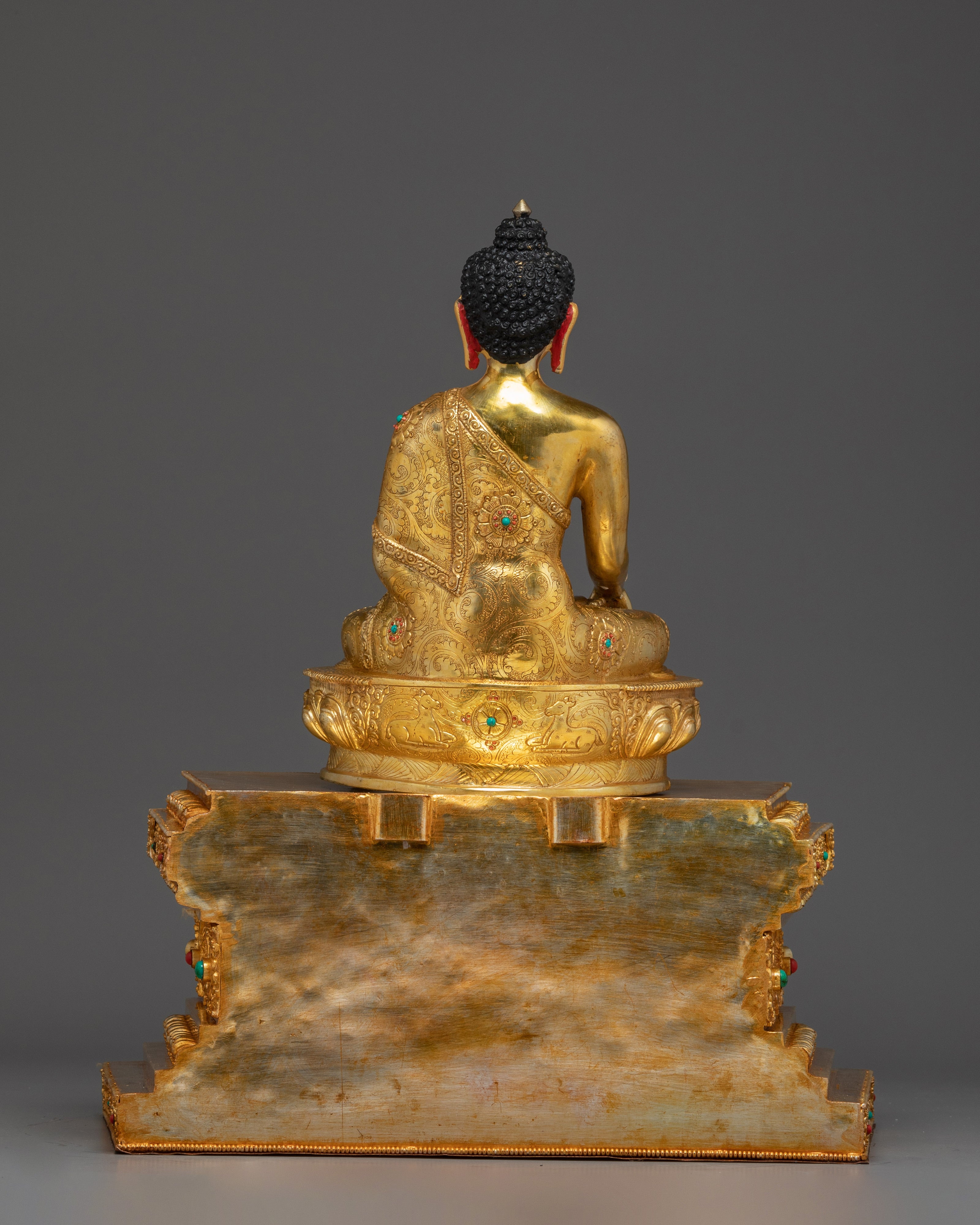 Enlightened Shakyamuni Buddha on Throne | Founder of Buddhism