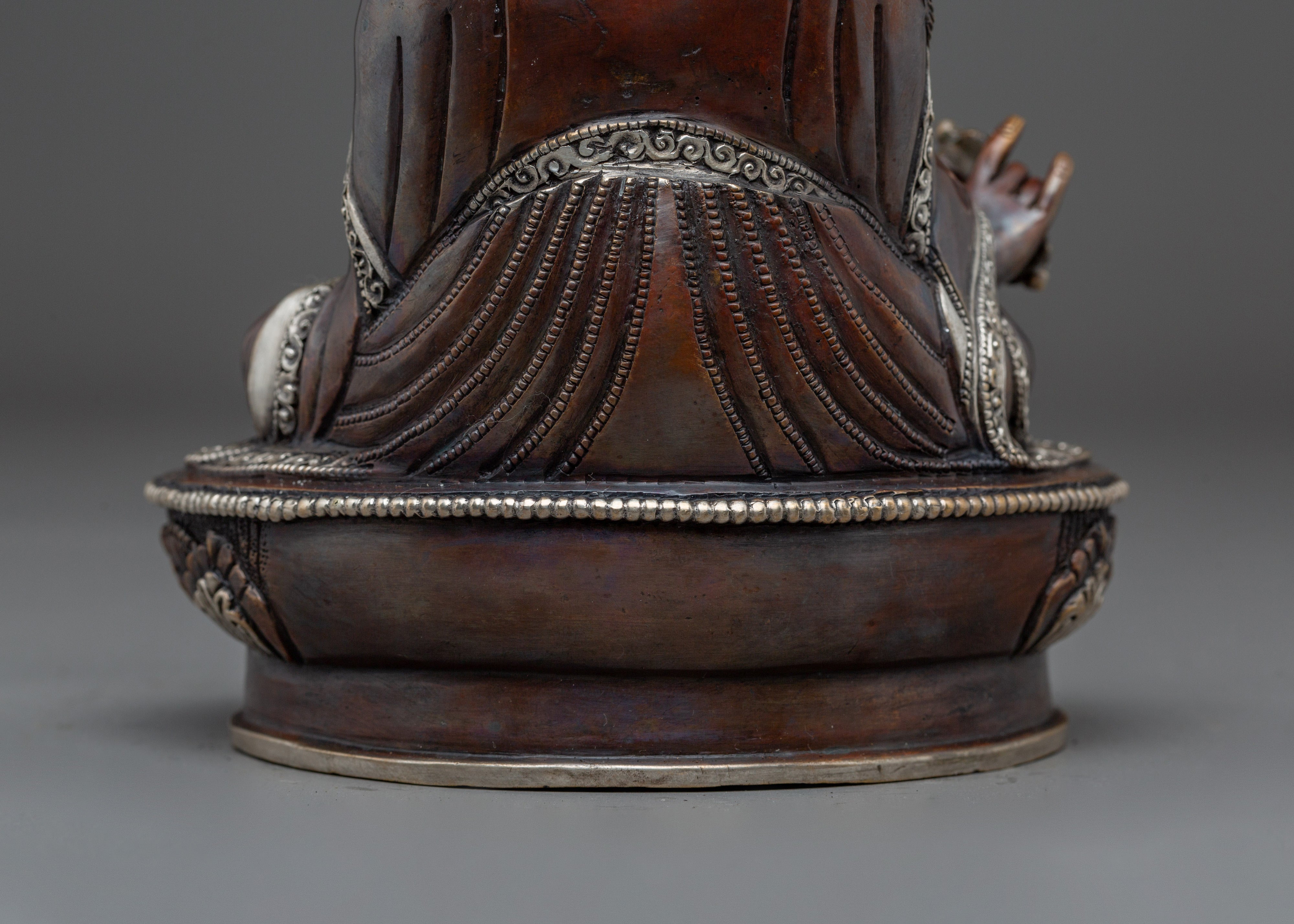 Radiant Oxidized Guru Rinpoche Statue | Vajra Master Padmasambhava