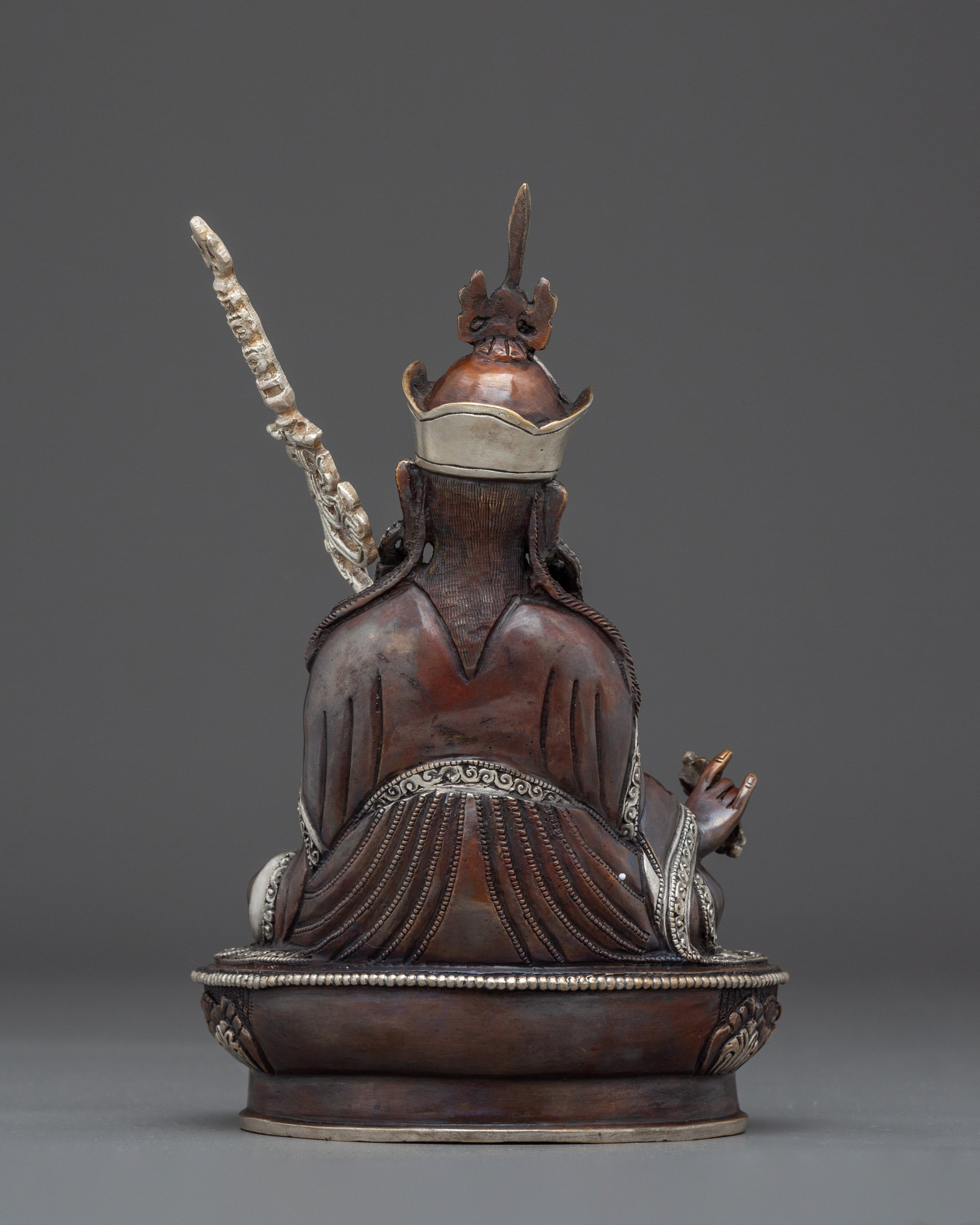 Radiant Oxidized Guru Rinpoche Statue | Vajra Master Padmasambhava