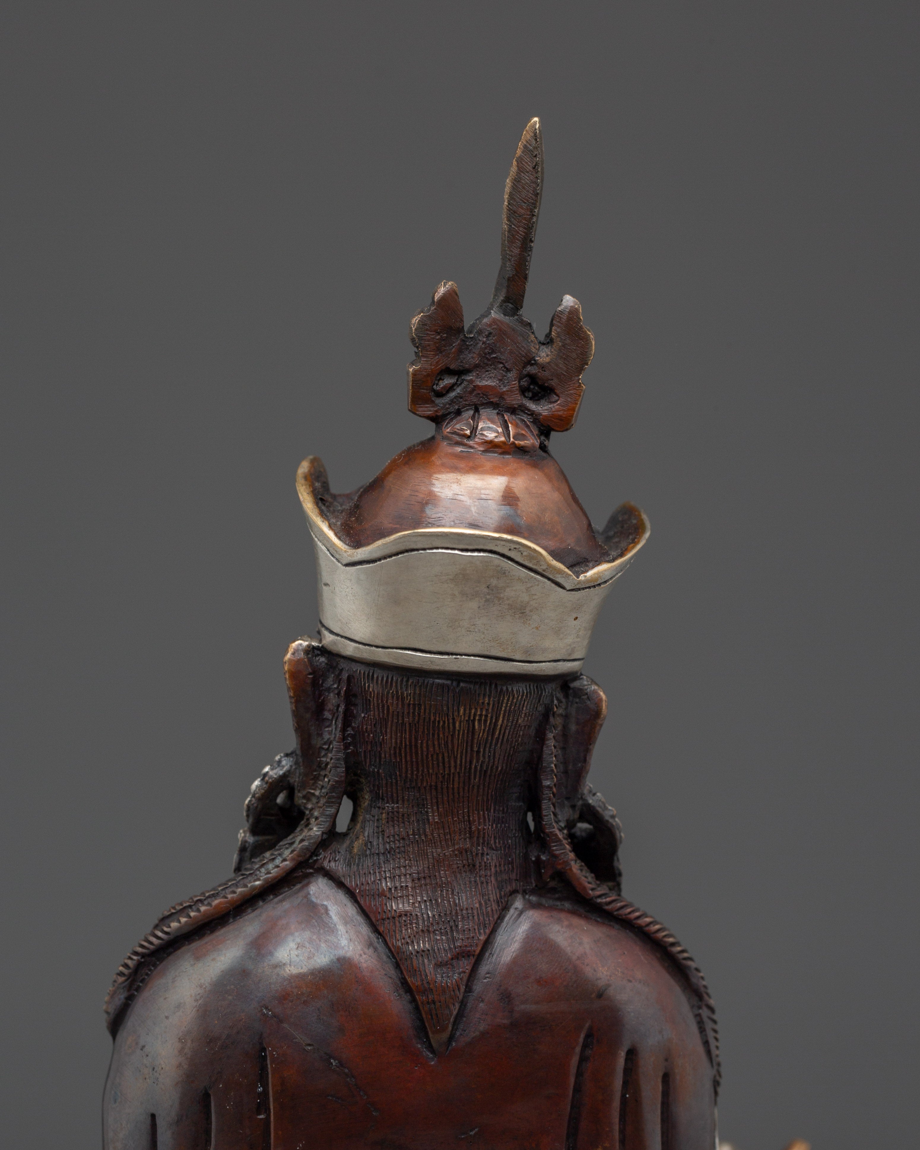 Radiant Oxidized Guru Rinpoche Statue | Vajra Master Padmasambhava