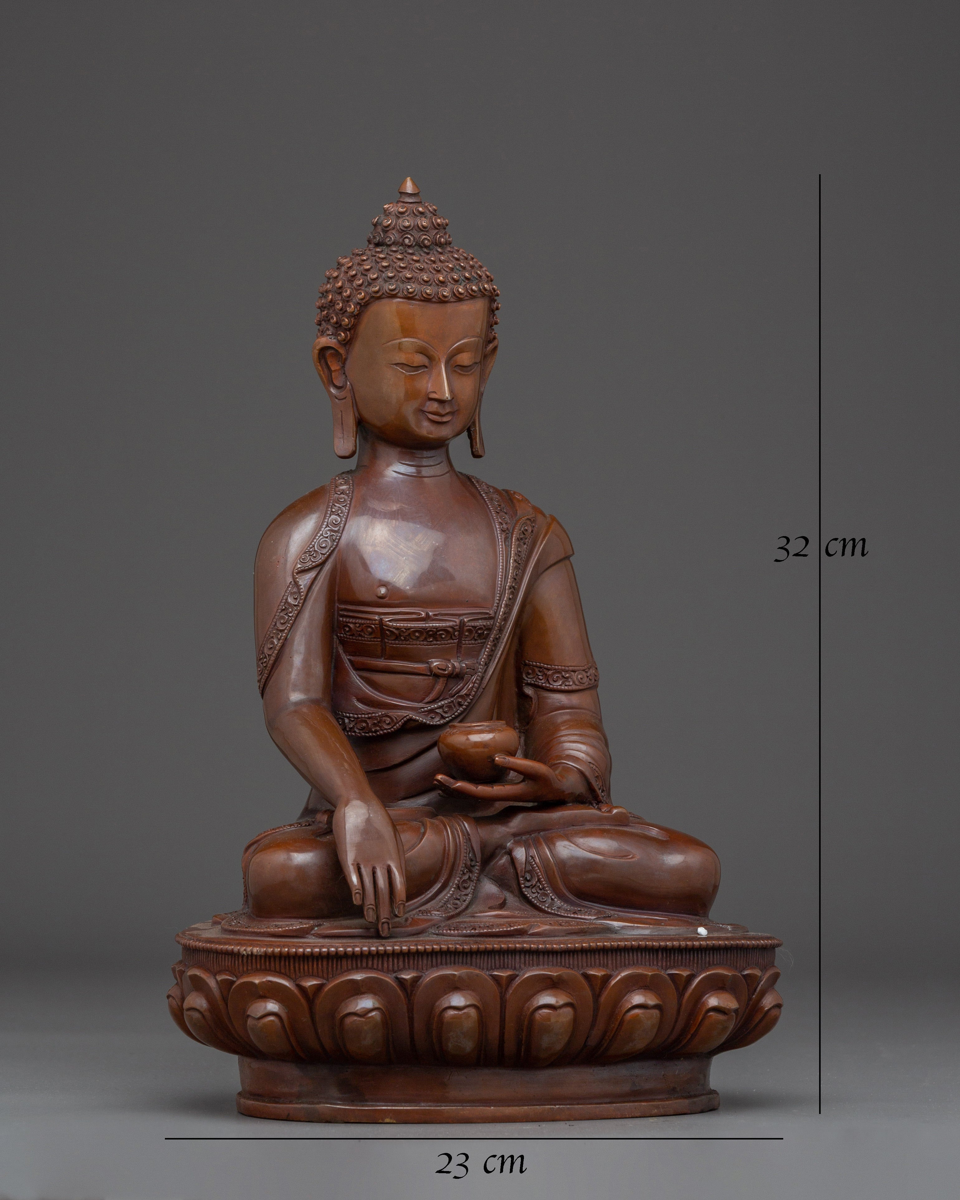 Peaceful Historical Deity Shakyamuni Buddha Statue