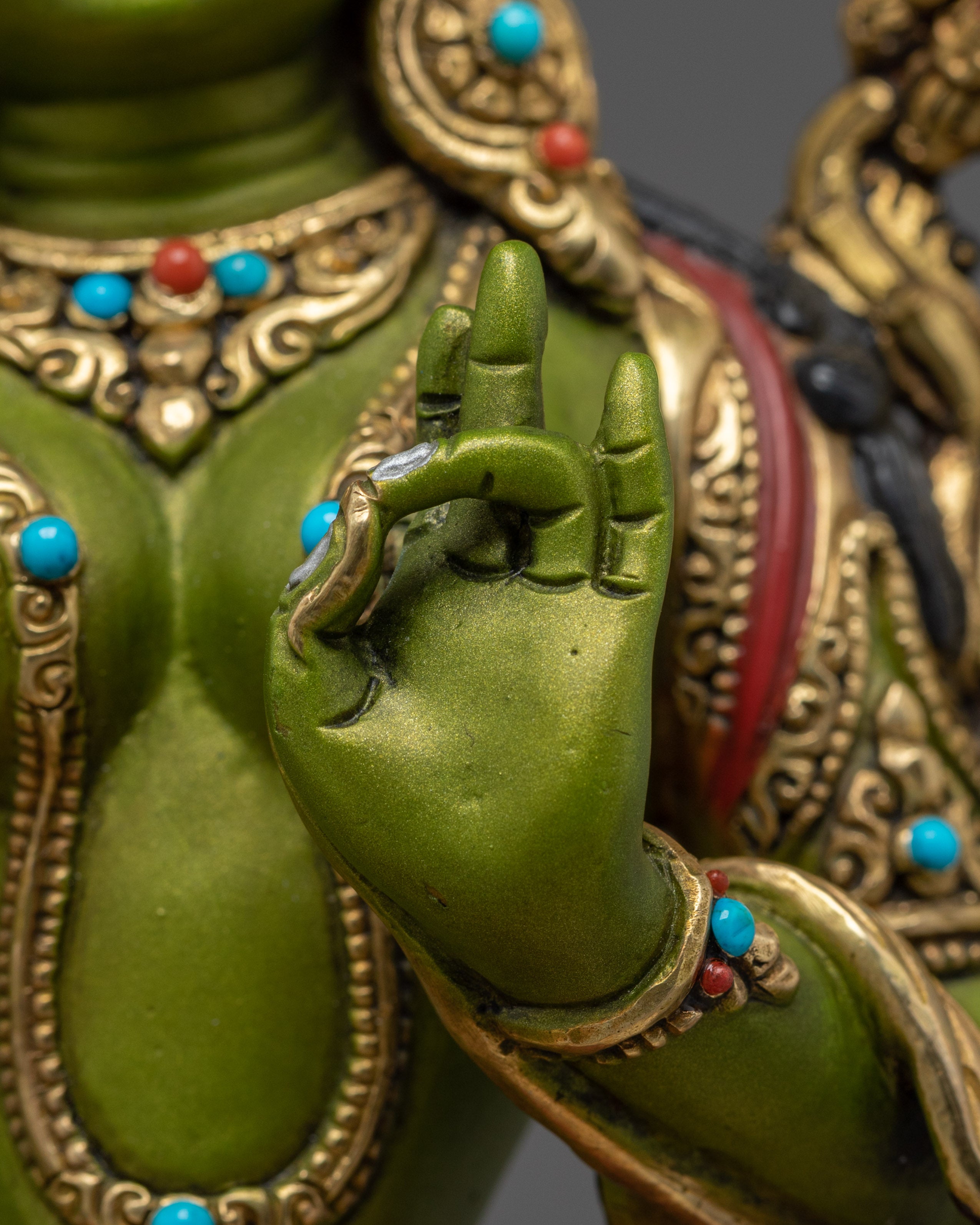 Green Tara, Compassion Deity Art | Himalayan Buddhist Art