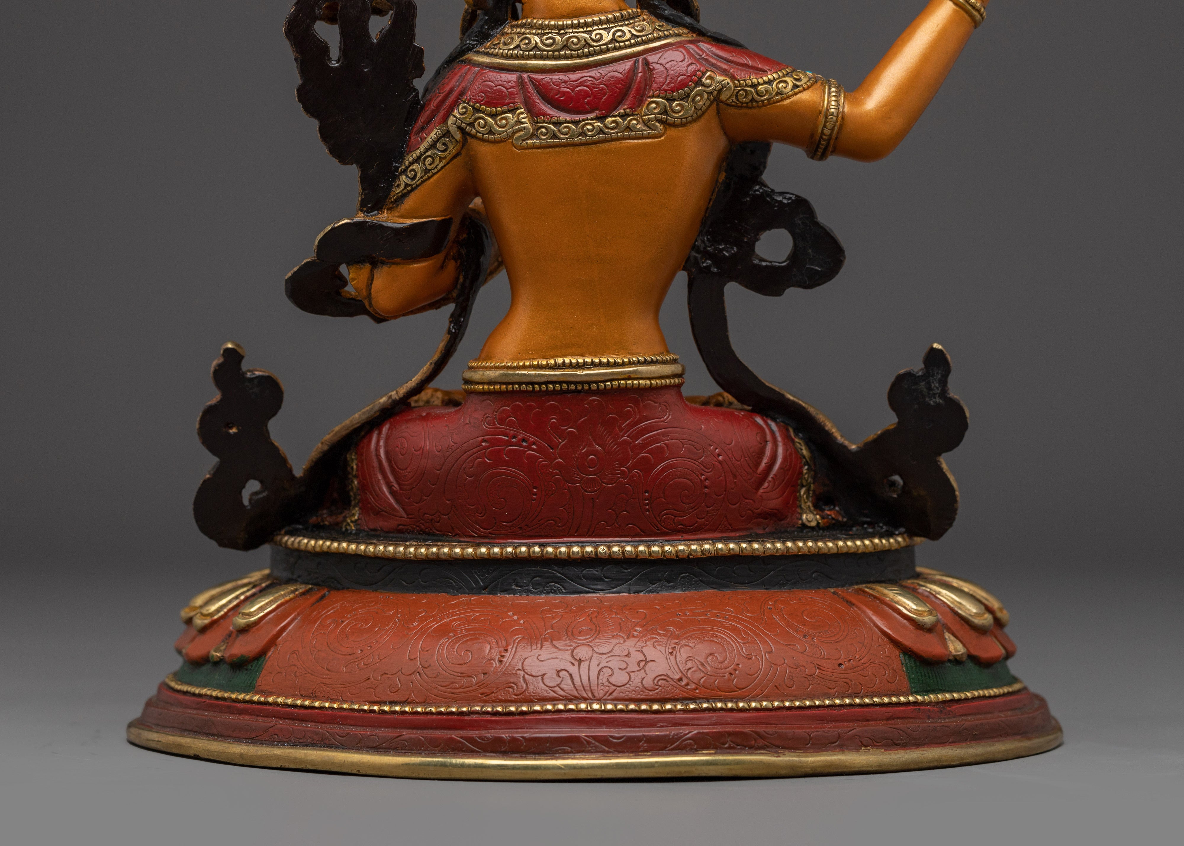 Handmade Radiant Manjushri Statue | Bodhisattva of Wisdom
