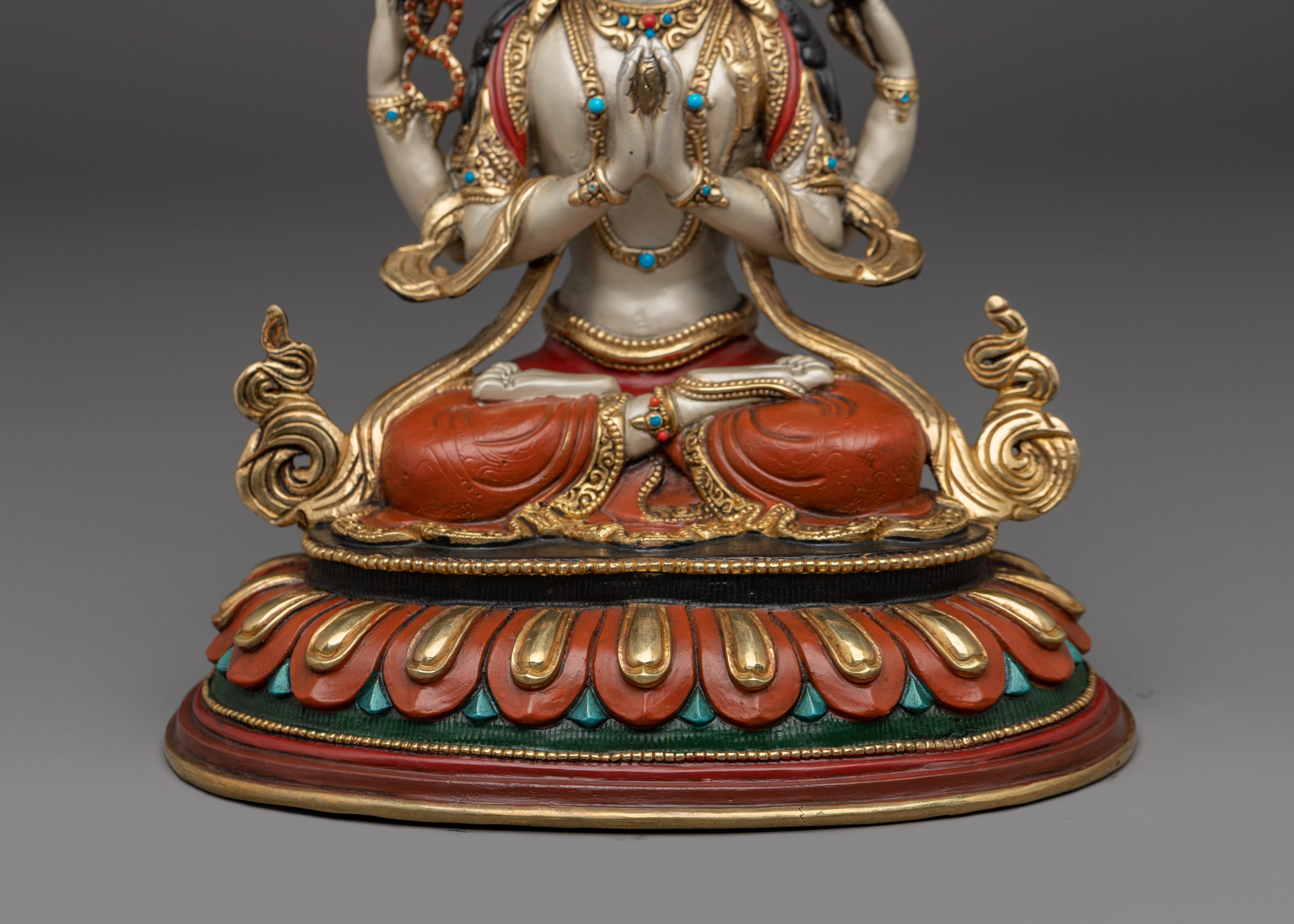 Traditional  Artwork of Chenrezig | Bodhisattva of Compassion
