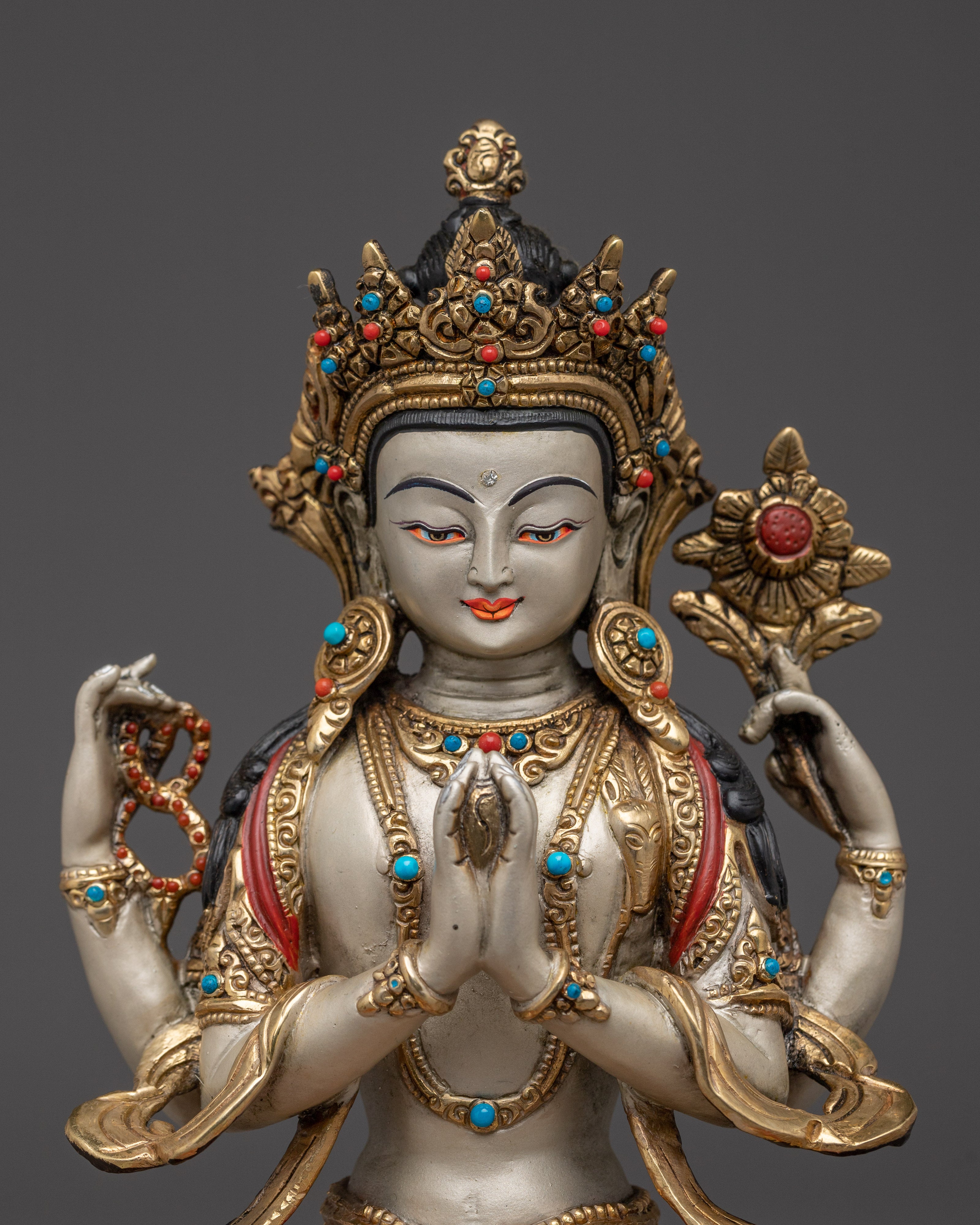 Traditional  Artwork of Chenrezig | Bodhisattva of Compassion