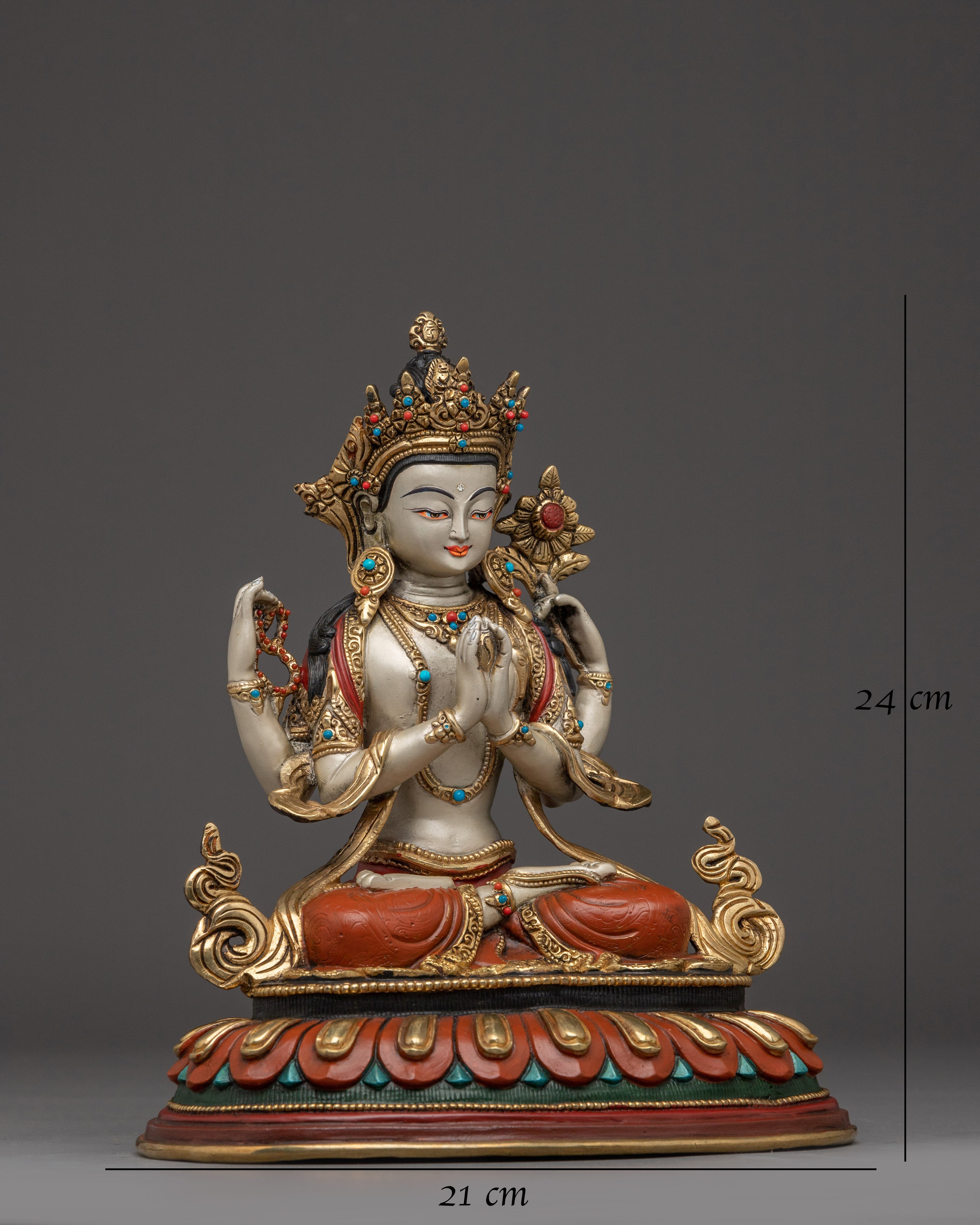 Traditional  Artwork of Chenrezig | Bodhisattva of Compassion