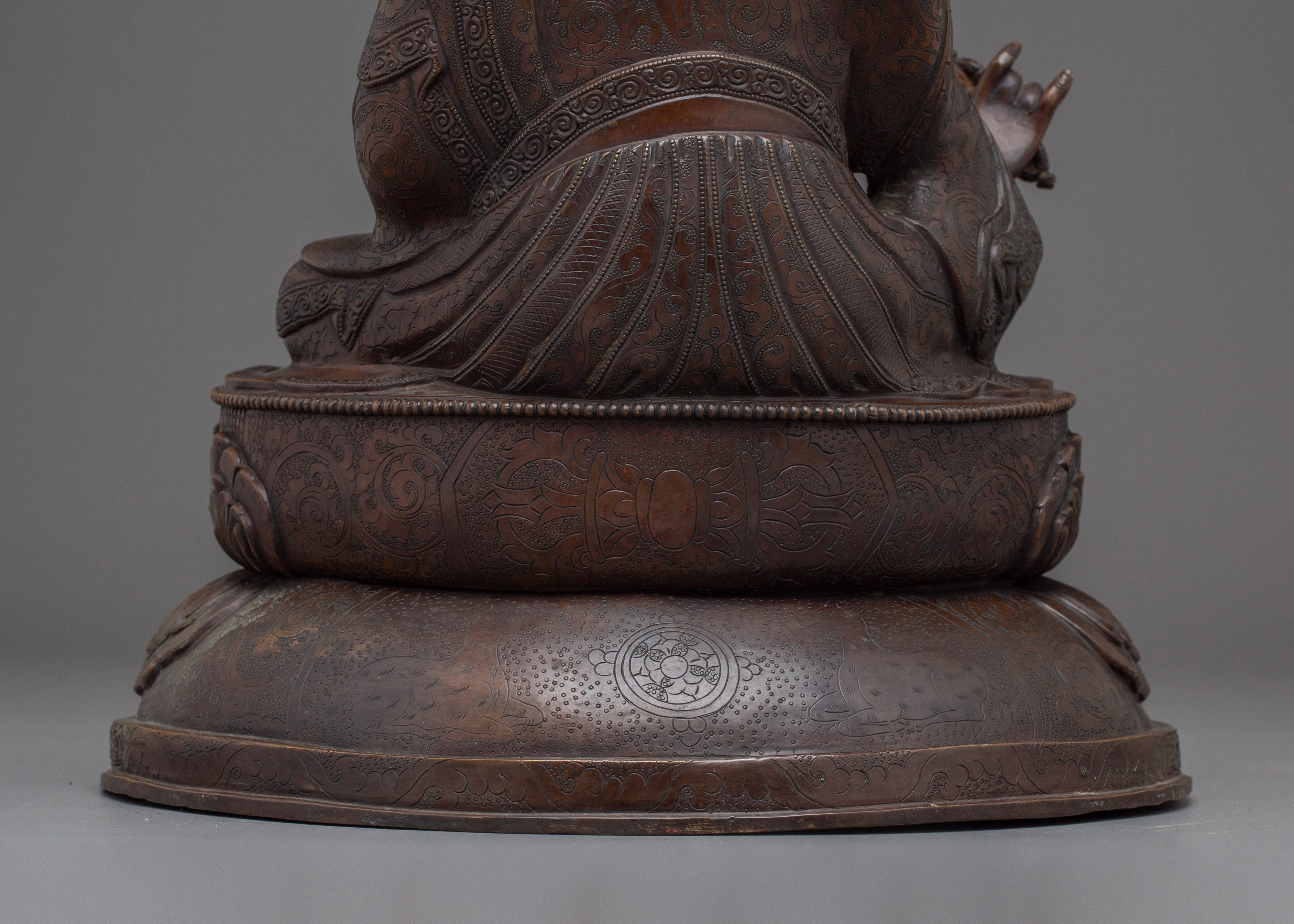 Guru Rinpoche Art, Padmasambhava Deity | Tibetan Guru Statue