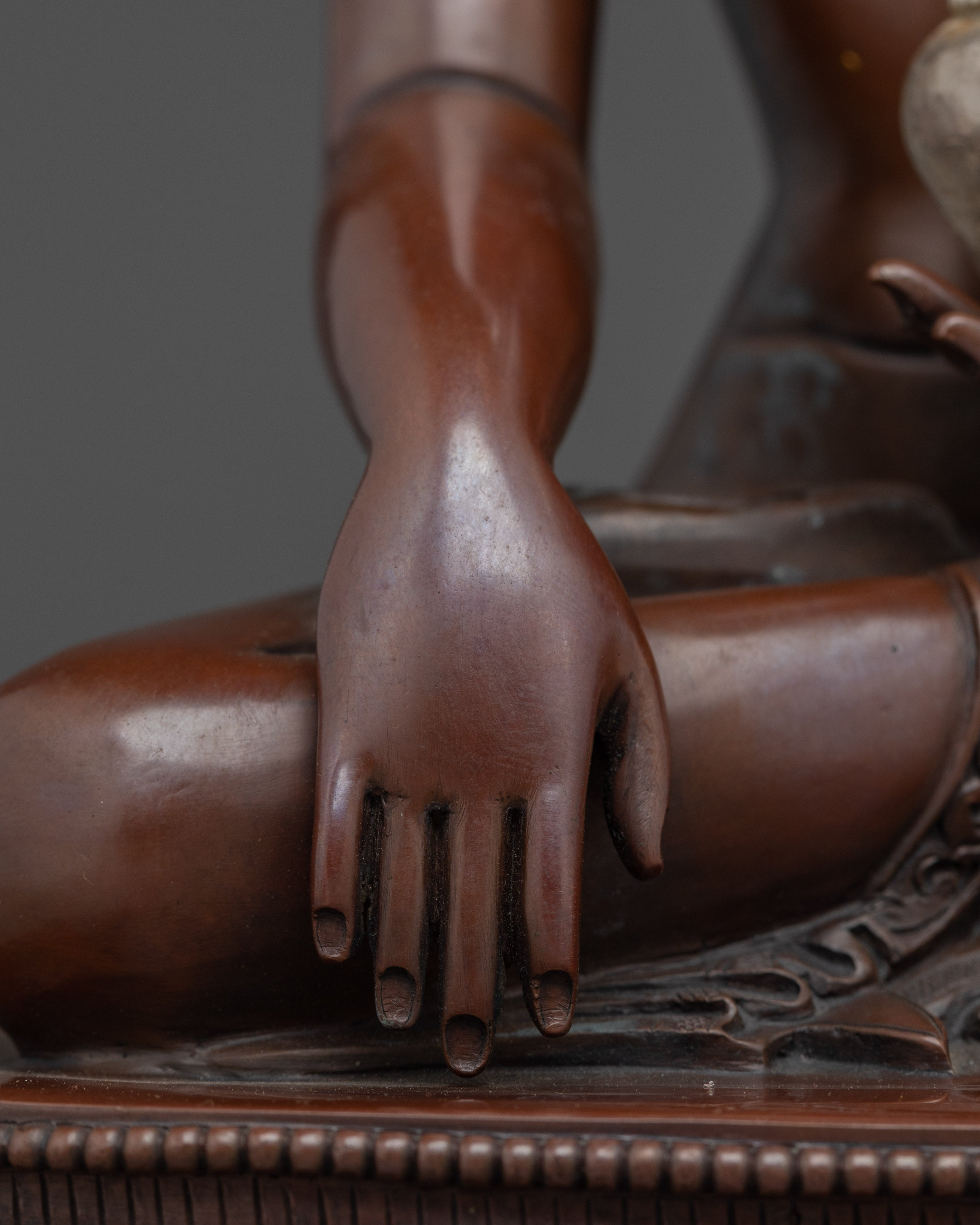 Shakyamuni Buddha statue in Copper | Spiritual Home Decor & Meditation Altar