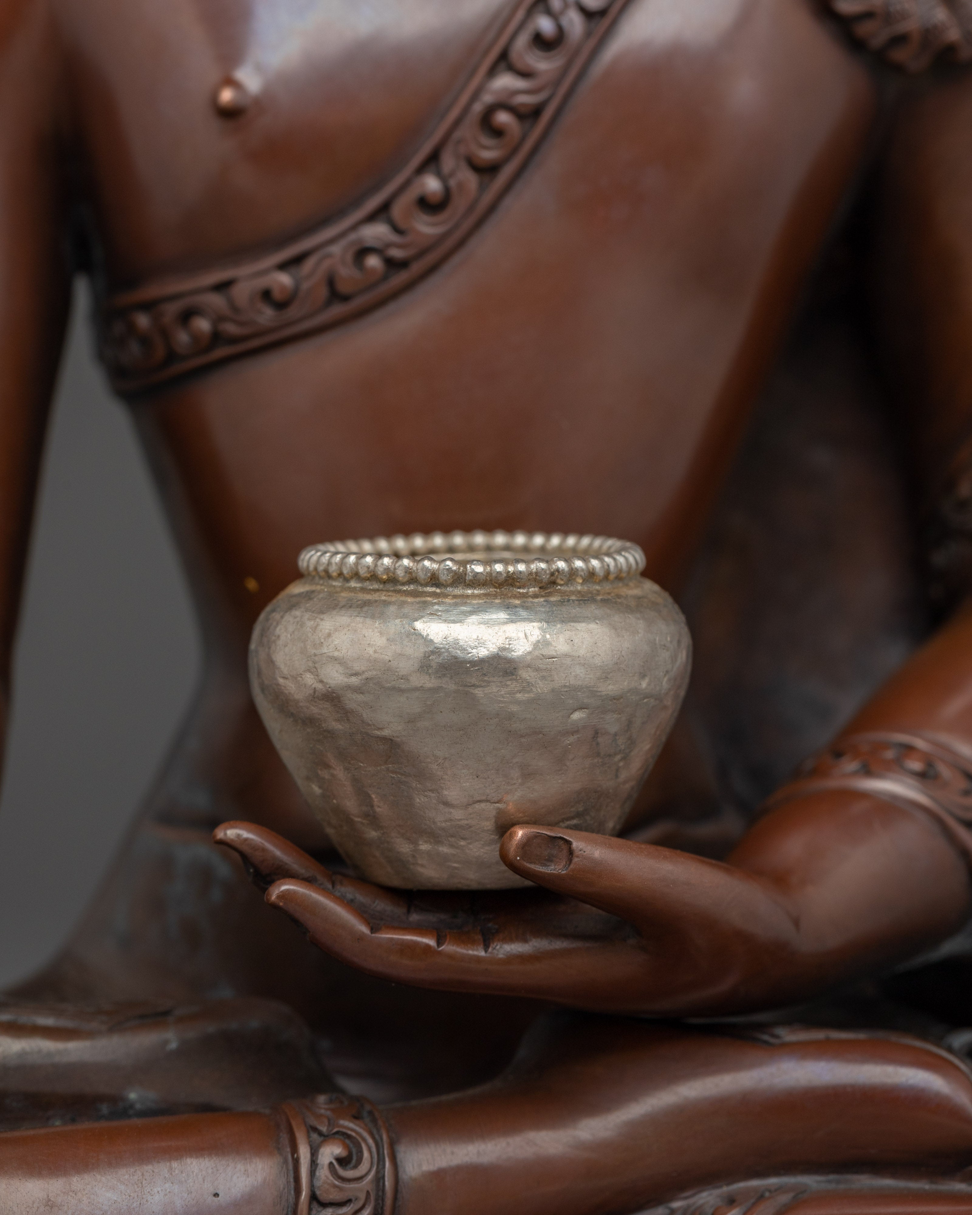 Shakyamuni Buddha statue in Copper | Spiritual Home Decor & Meditation Altar