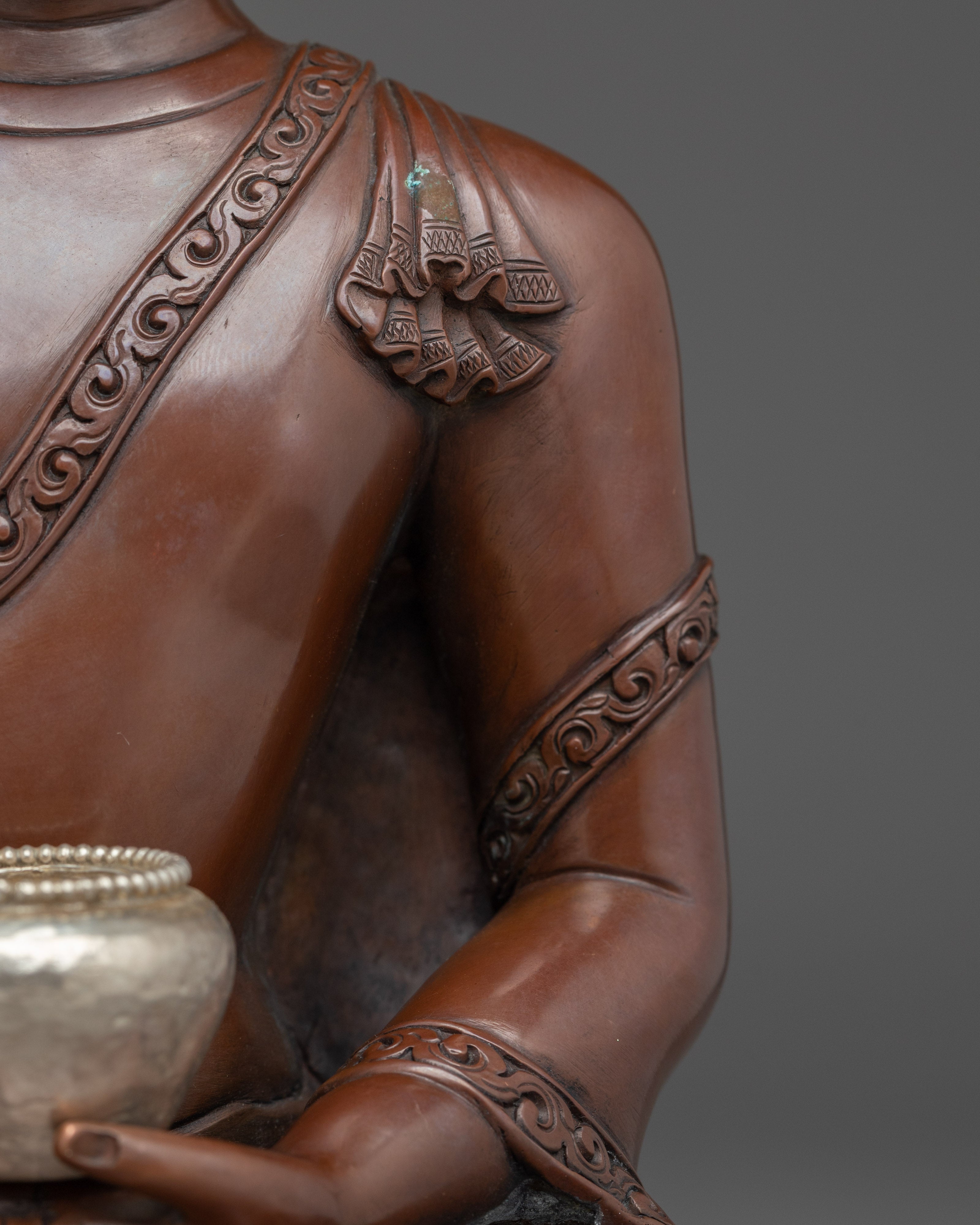 Shakyamuni Buddha statue in Copper | Spiritual Home Decor & Meditation Altar