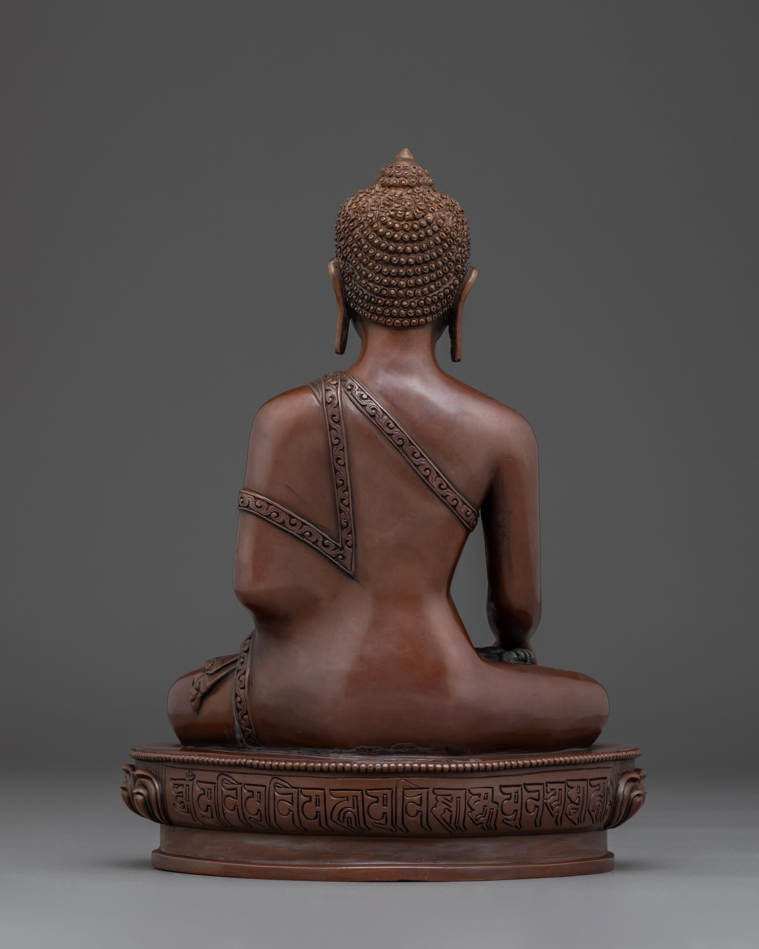 Shakyamuni Buddha statue in Copper | Spiritual Home Decor & Meditation Altar