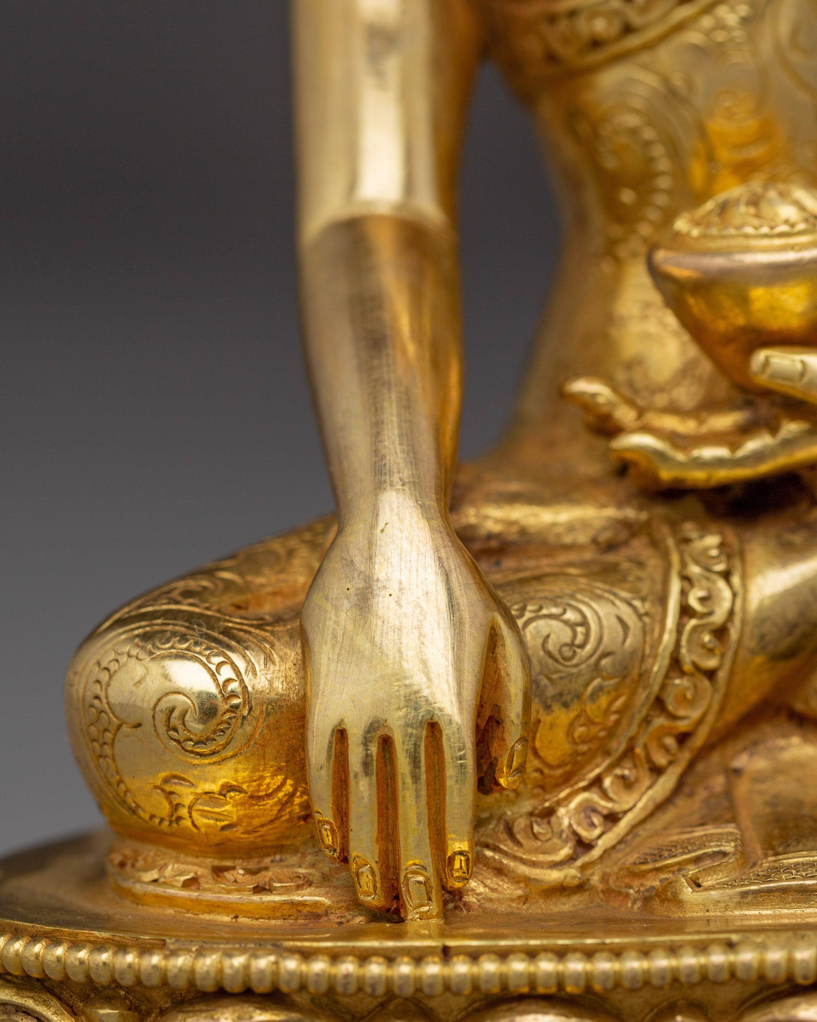 Triple Buddha Sculpture Set | Handmade Nepali Buddhist Art