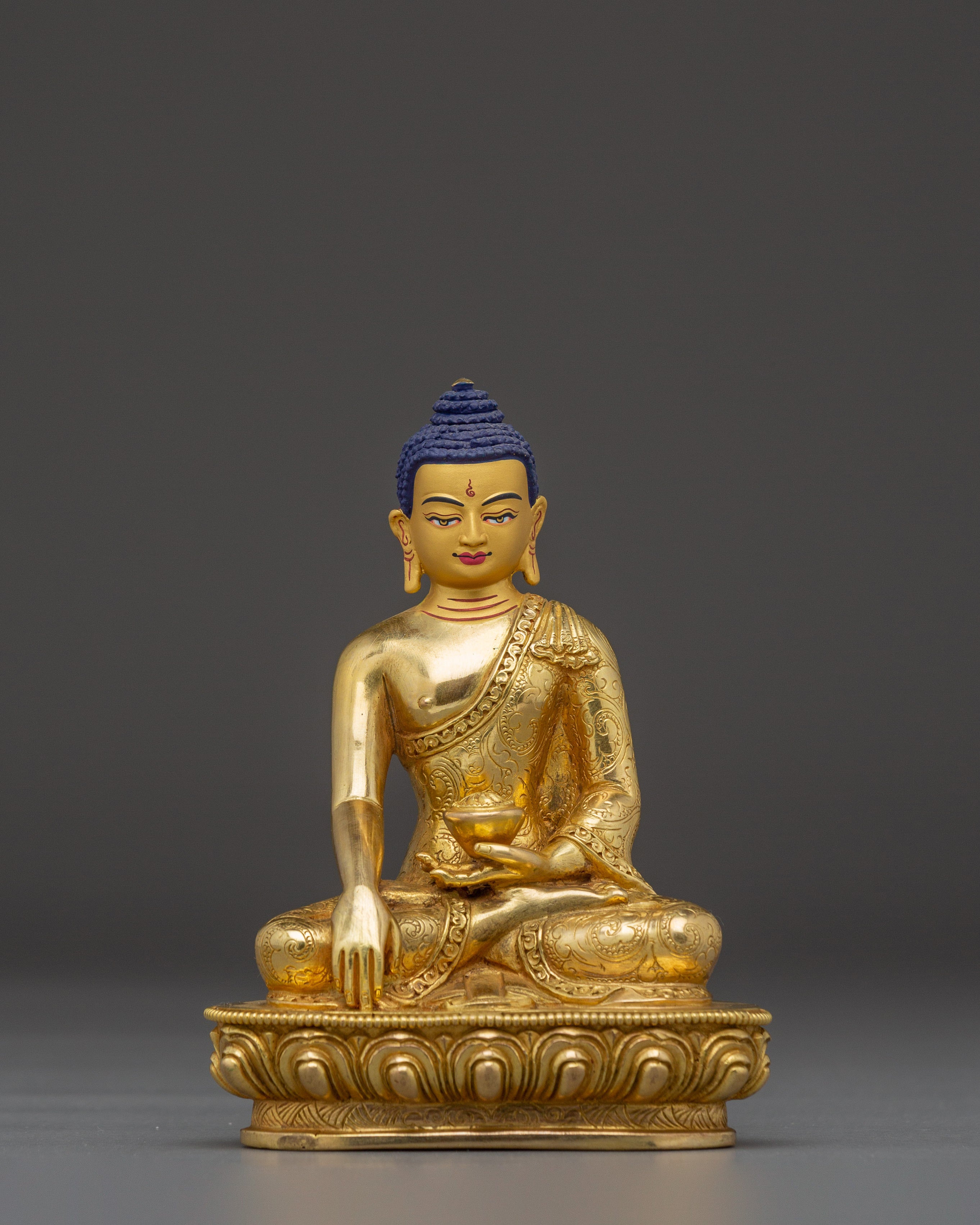 Triple Buddha Sculpture Set | Handmade Nepali Buddhist Art