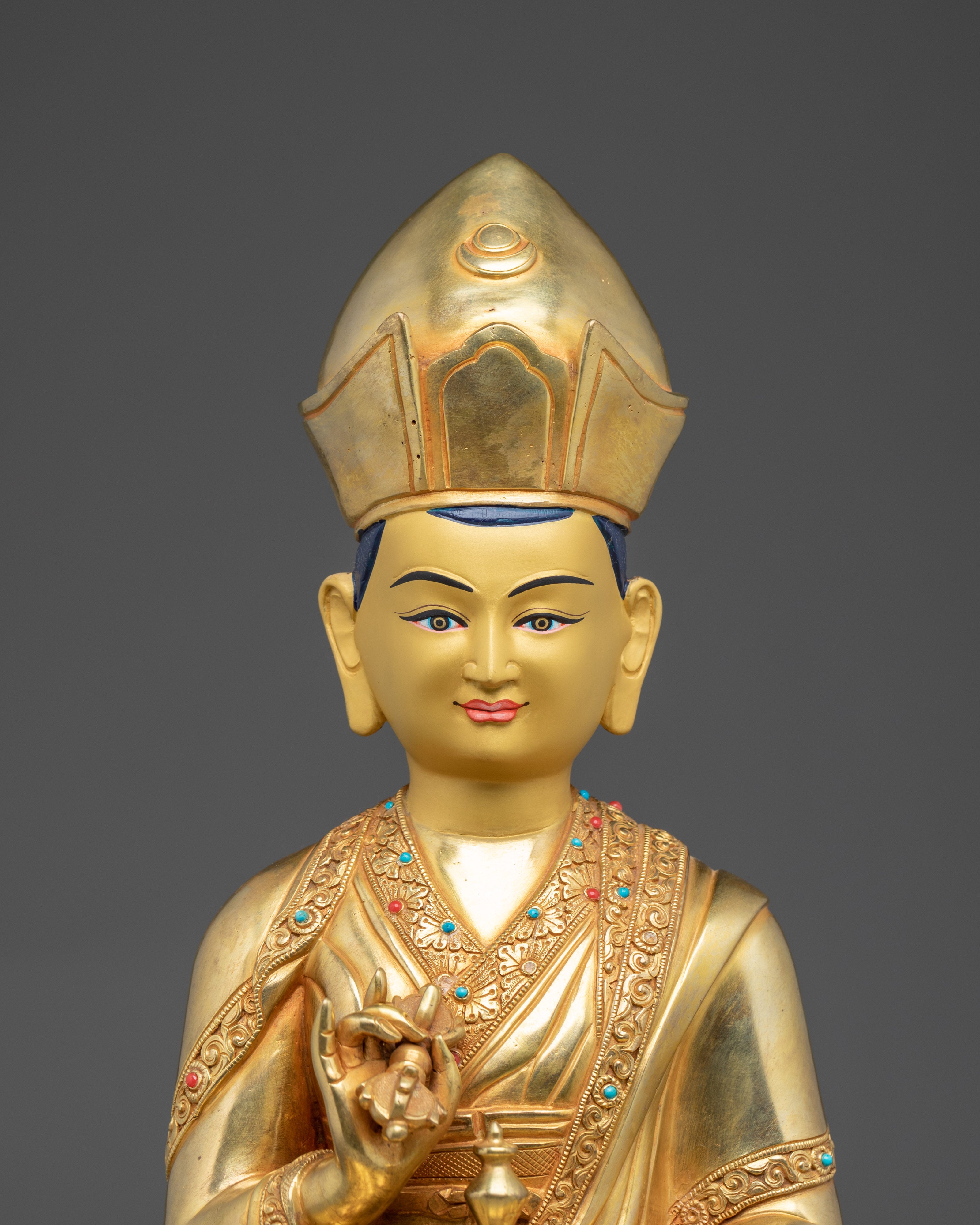 Karmapa Statue: Head of Karma Kagyu Lineage