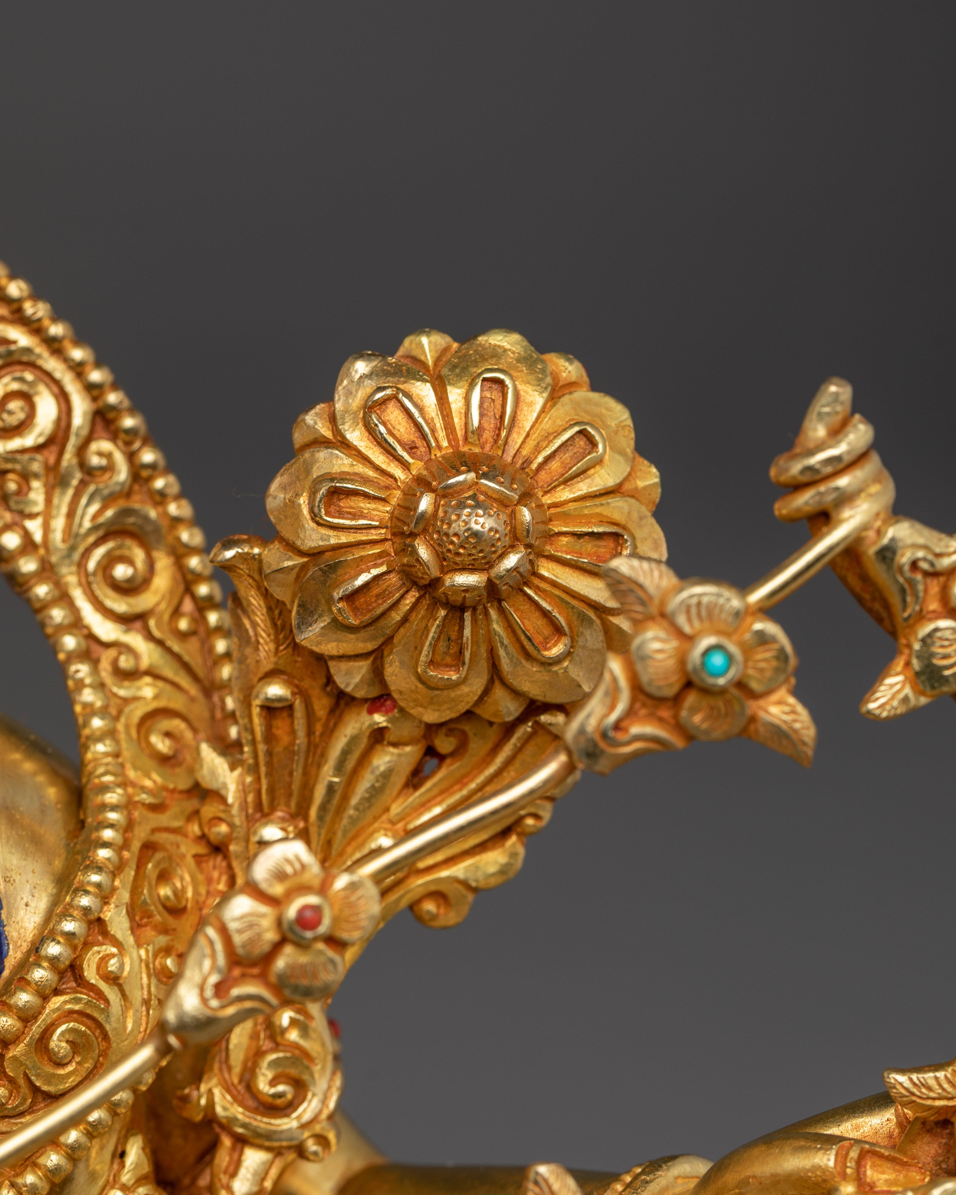 Vajrayana Seated Kurukulla Statue | Goddess of Attraction