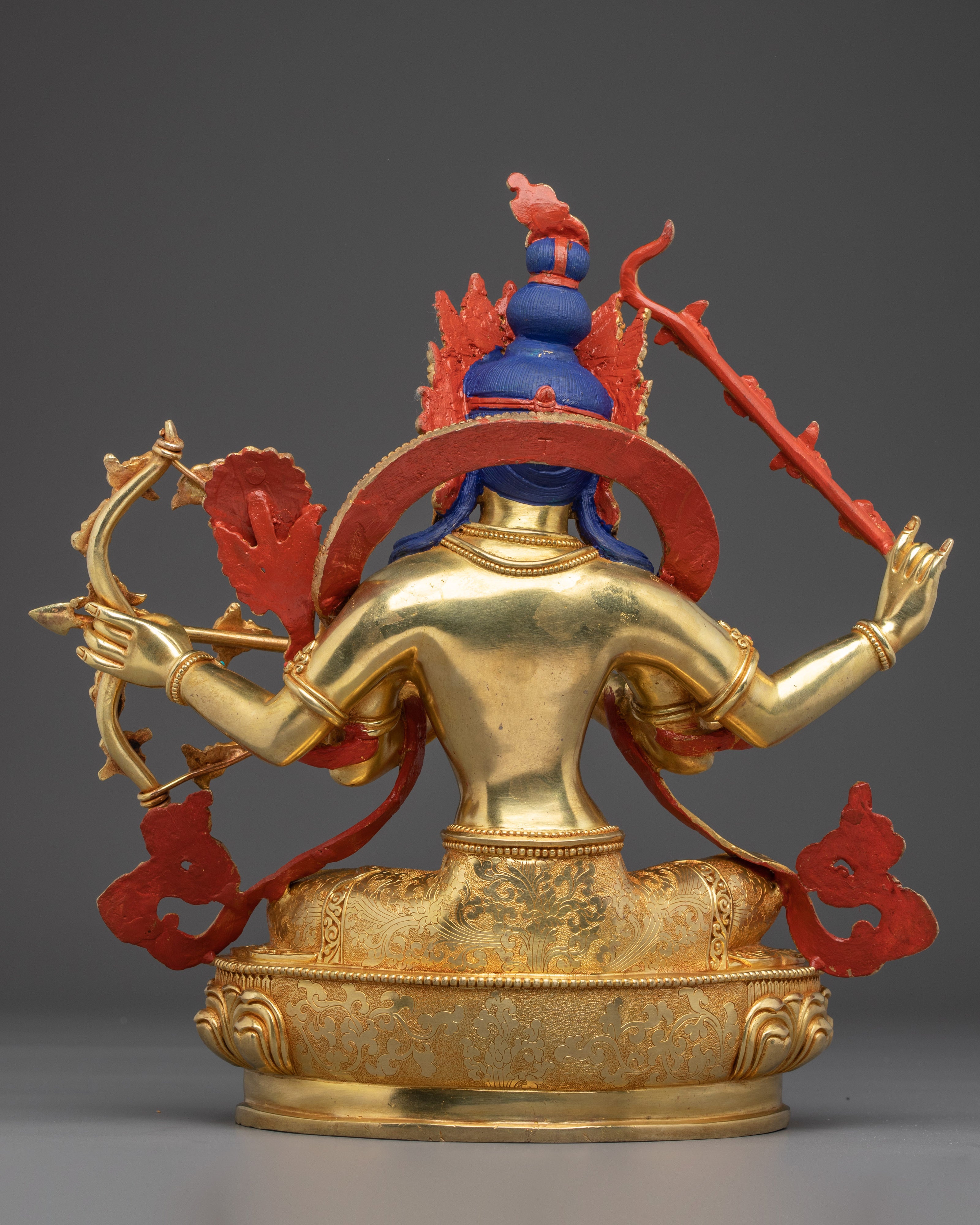 Vajrayana Seated Kurukulla Statue | Goddess of Attraction