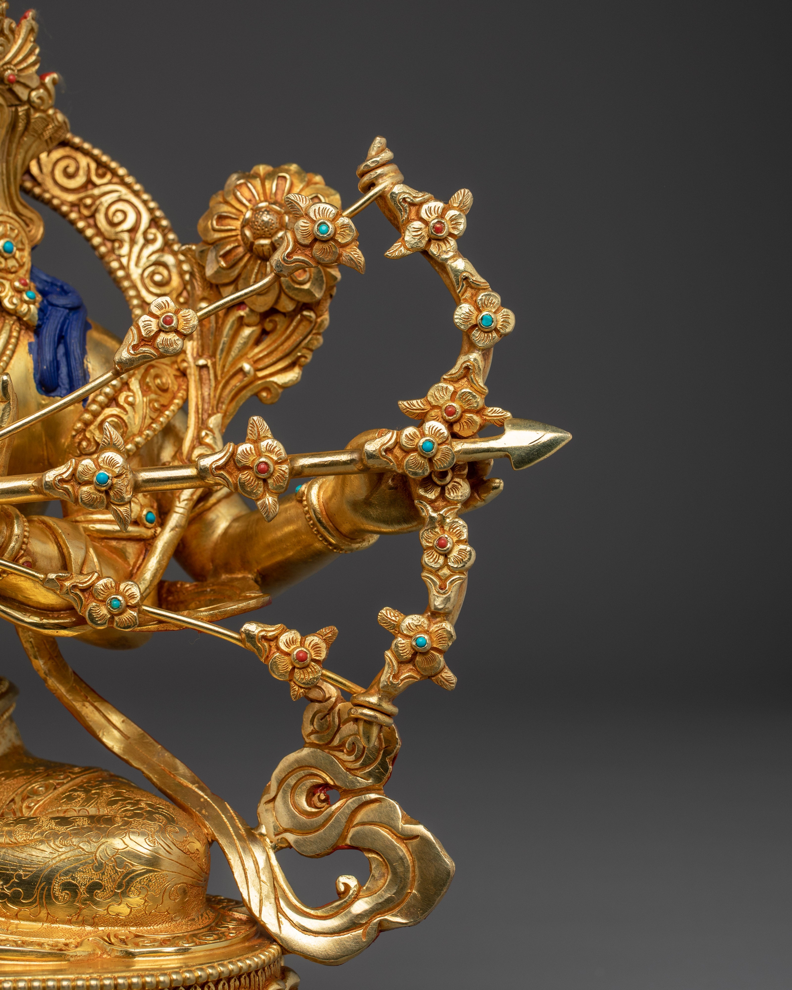 Vajrayana Seated Kurukulla Statue | Goddess of Attraction