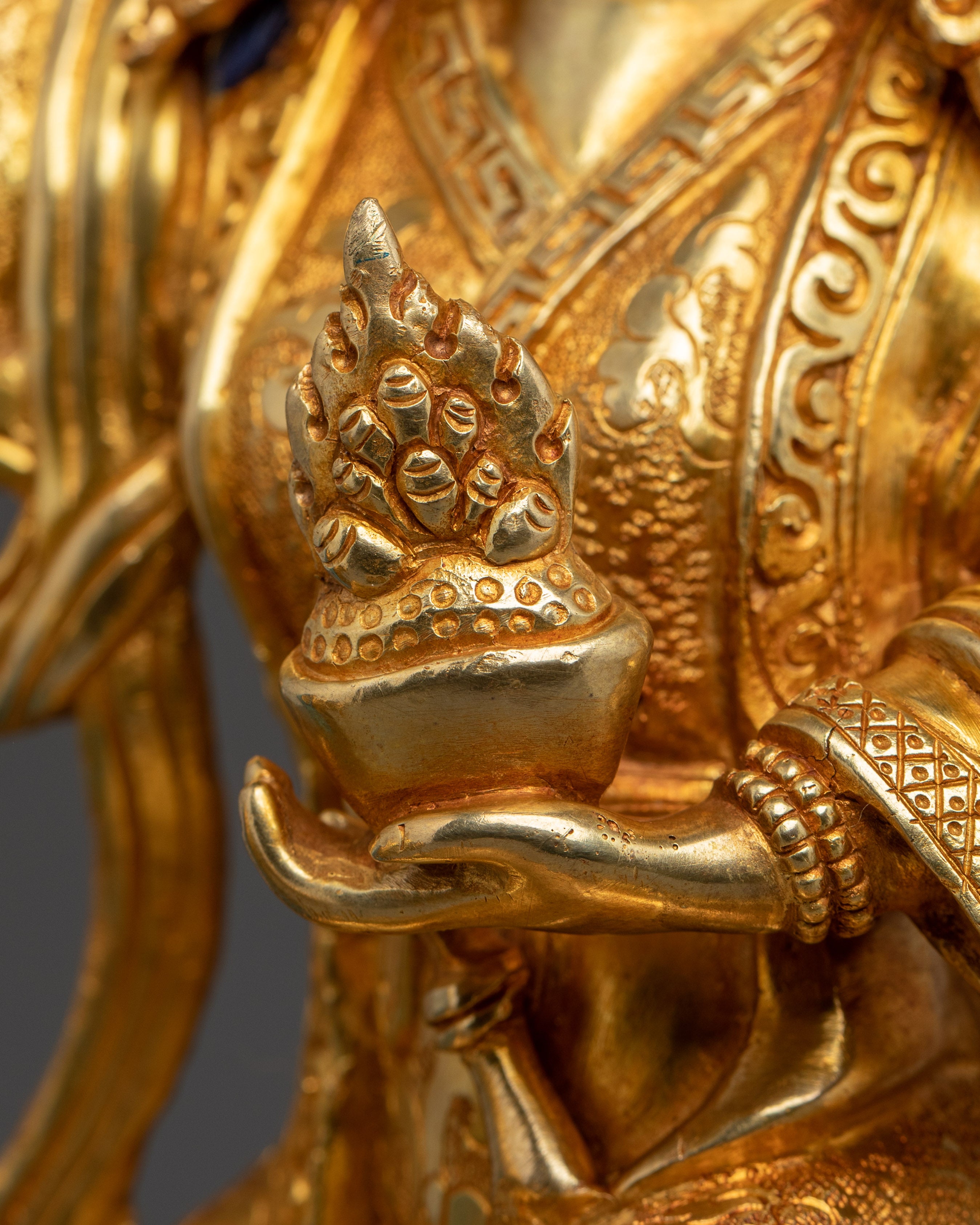 Female Guardian Achi Chokyi Drolma | Tibetan Gold Gilded Sculpture