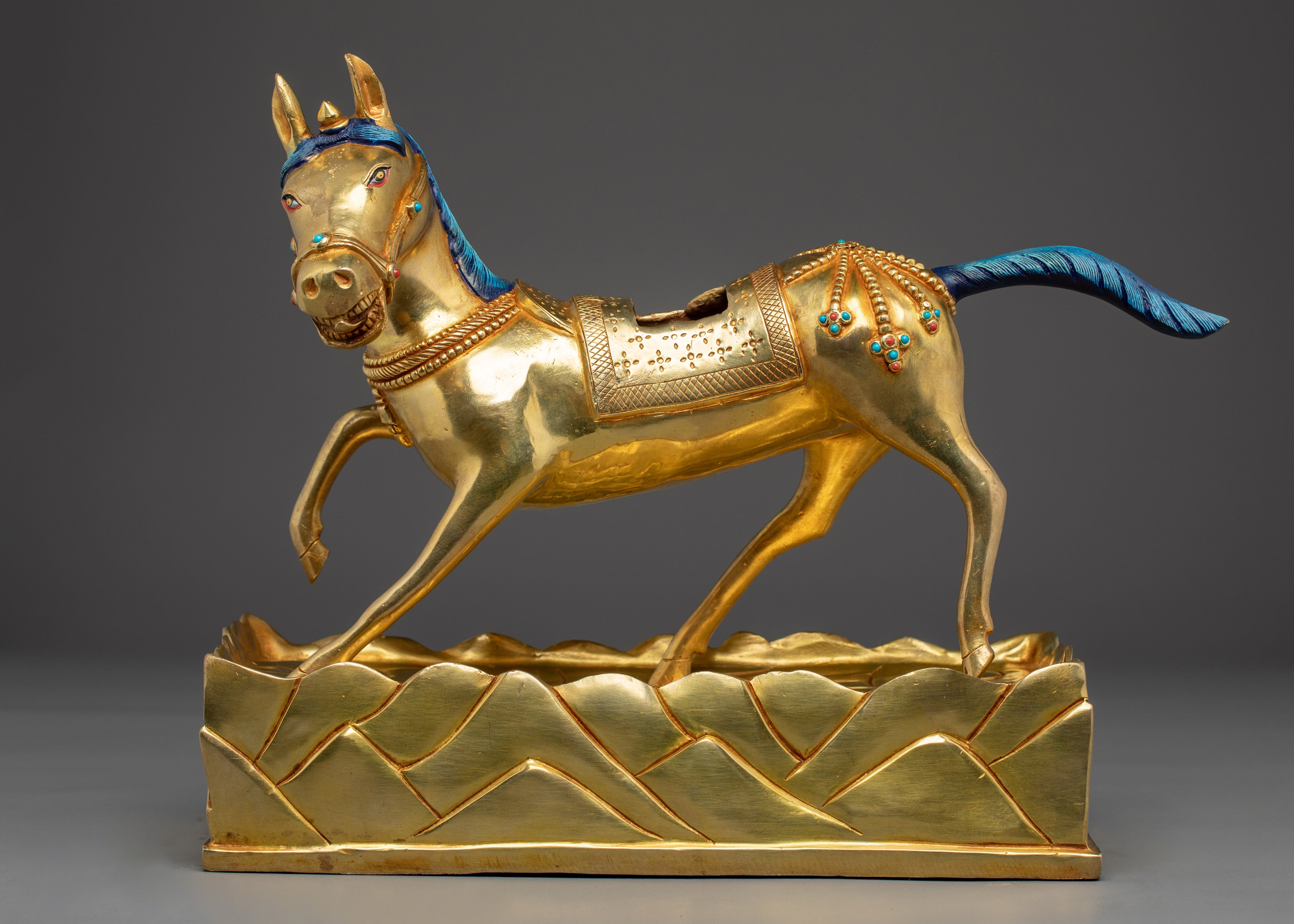 Female Guardian Achi Chokyi Drolma | Tibetan Gold Gilded Sculpture