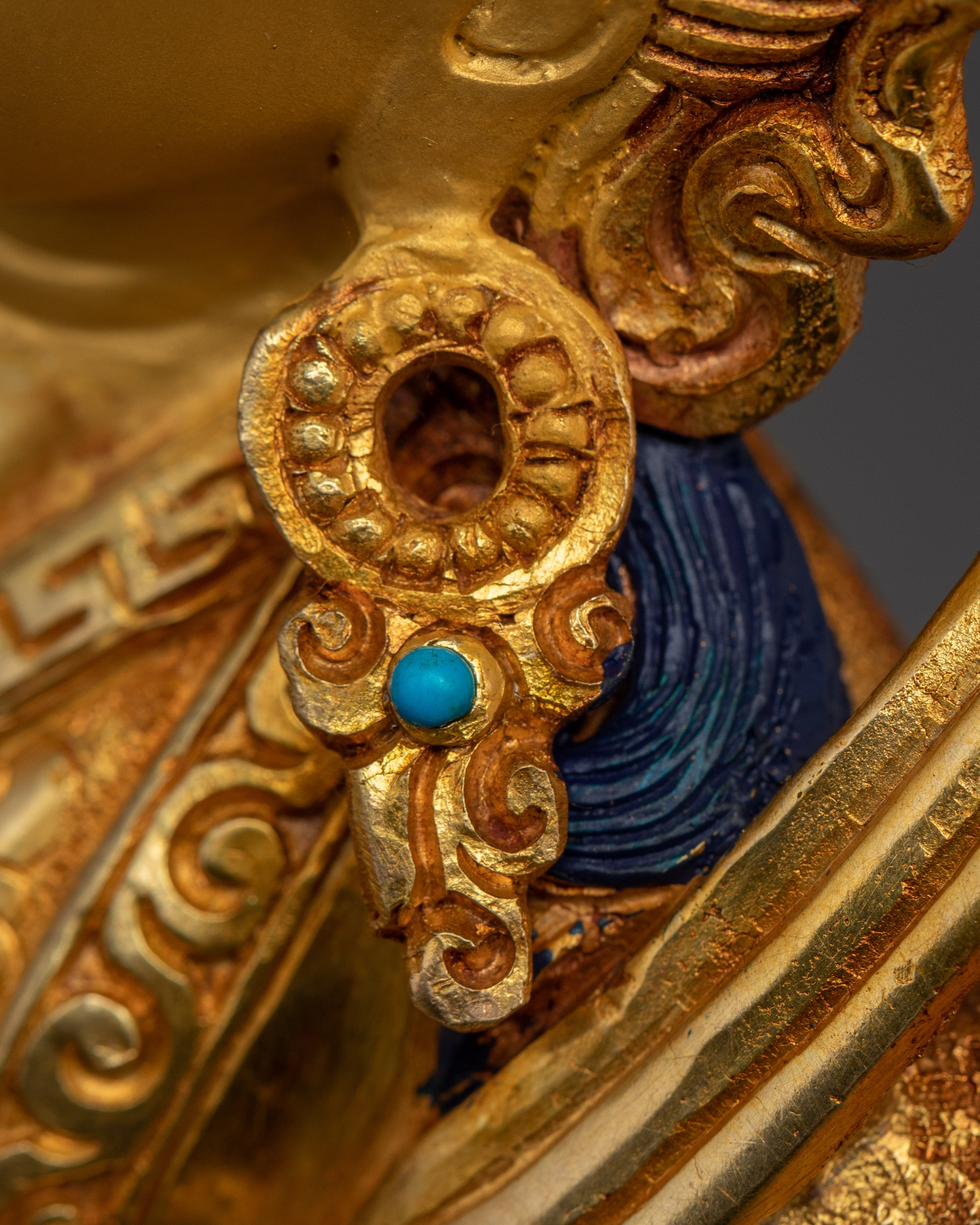 Female Guardian Achi Chokyi Drolma | Tibetan Gold Gilded Sculpture