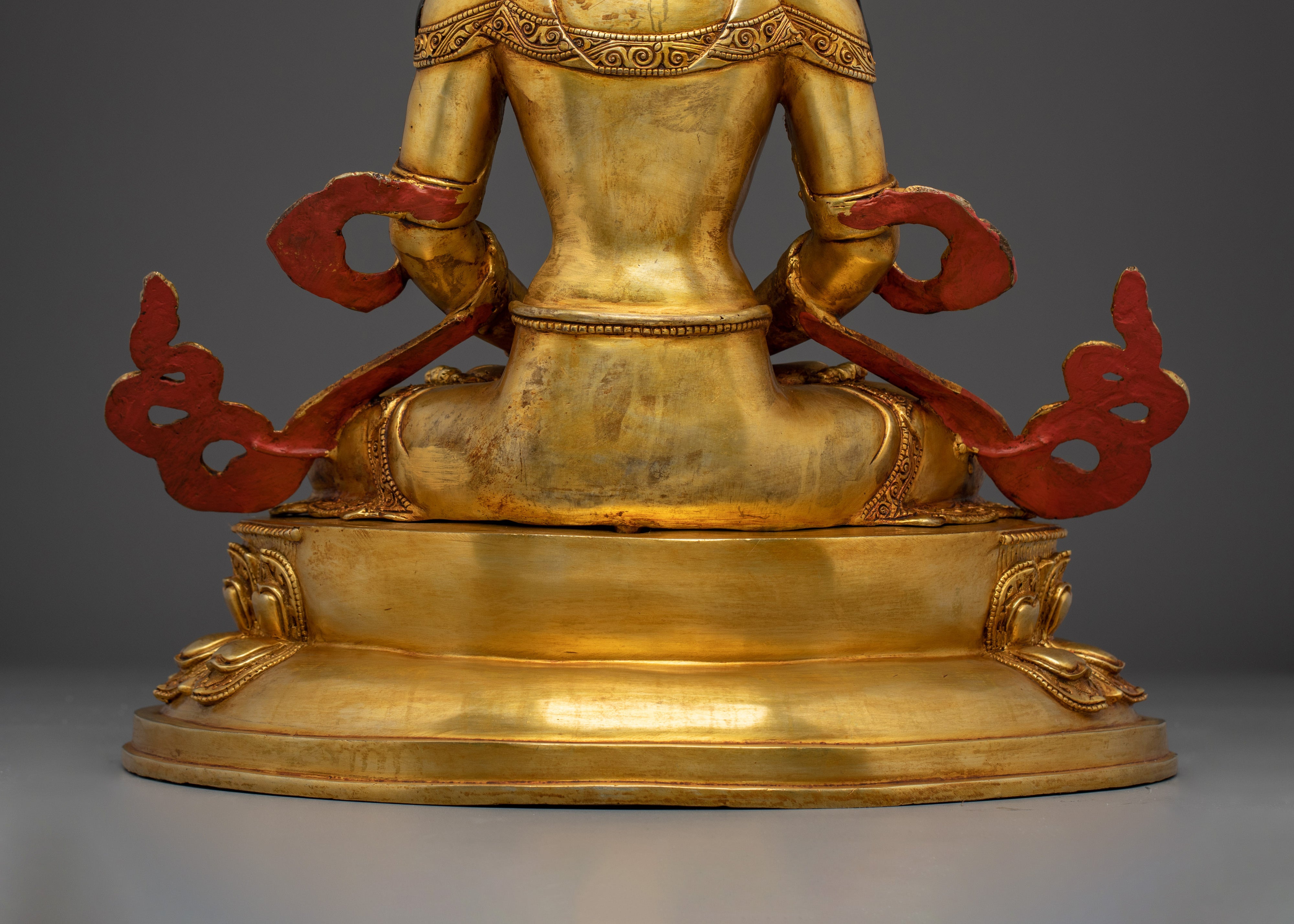 Tibetan Amitayus Figure | Nepali Handcrafted Altar Statue