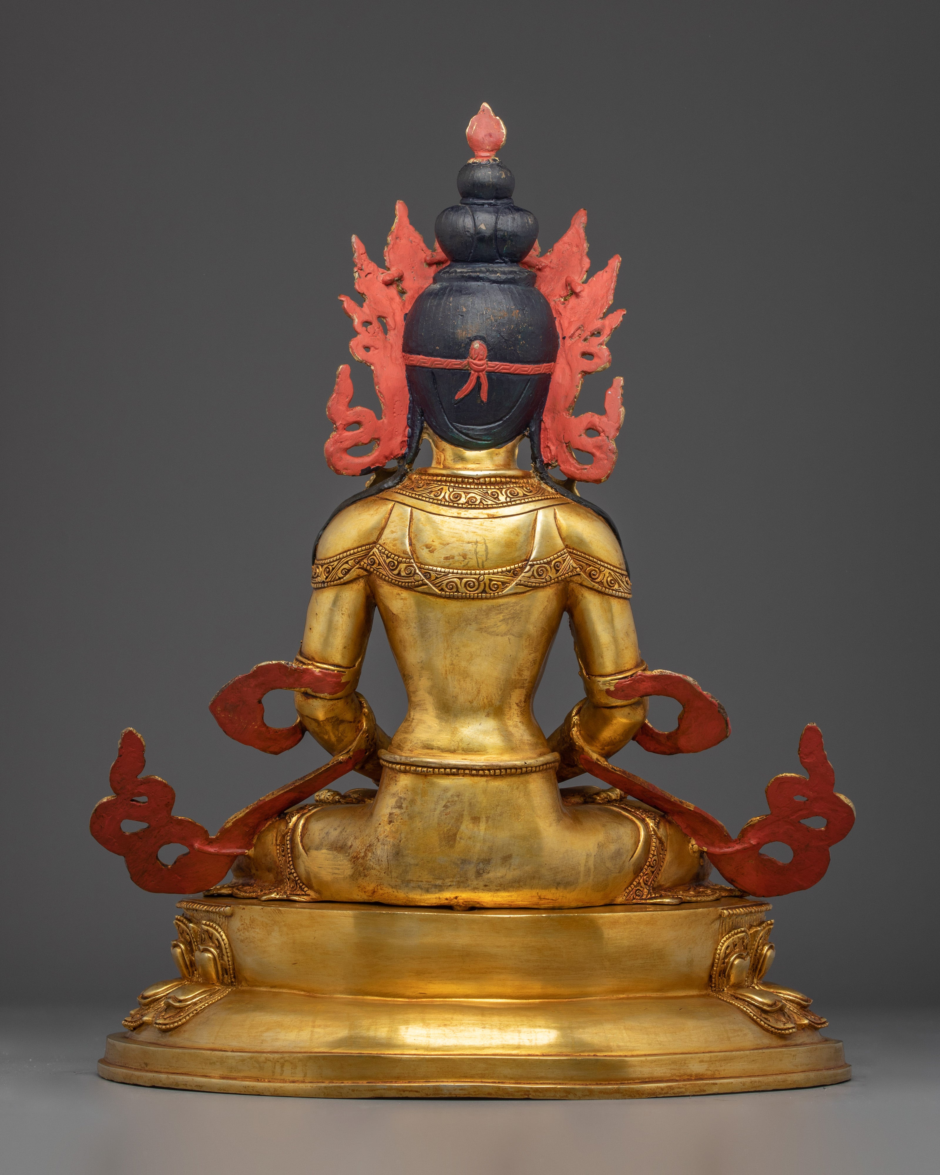 Tibetan Amitayus Figure | Nepali Handcrafted Altar Statue