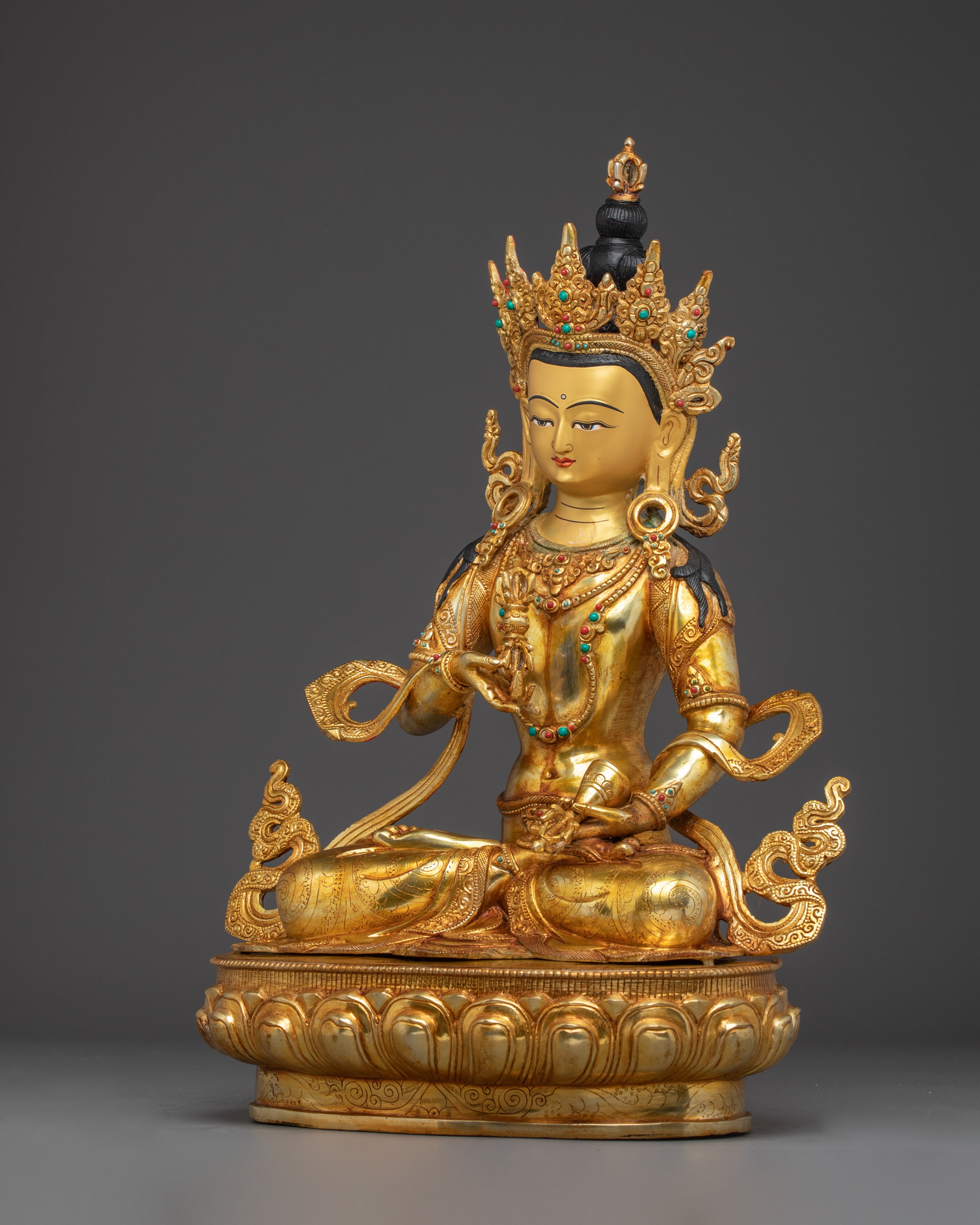 Vajrasattva, Peaceful Tantric Buddha | Traditional Tibetan Art
