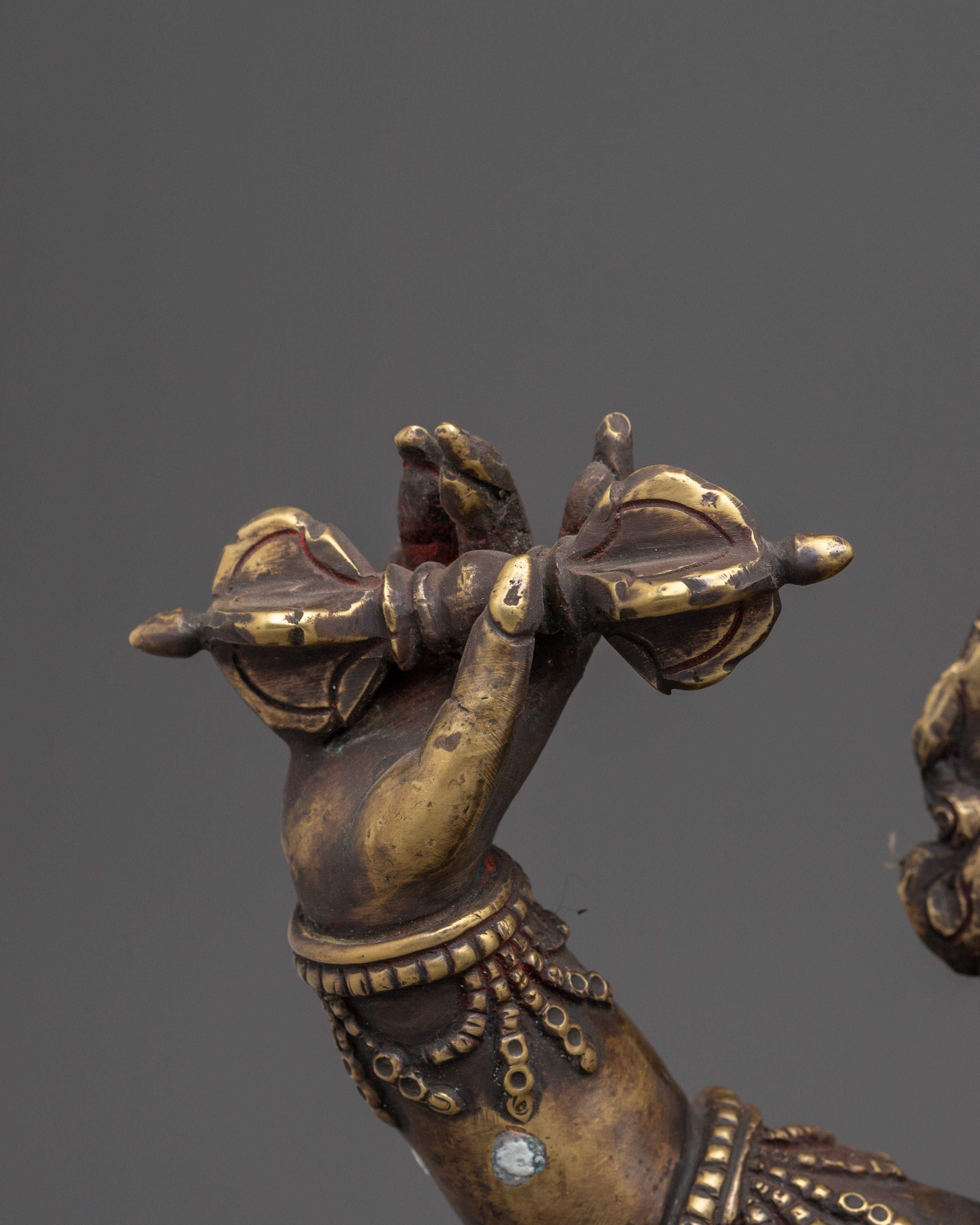 Vajrapani, Wrathful Protector And Thunderbolt Holder | Nepali Handmade Statue