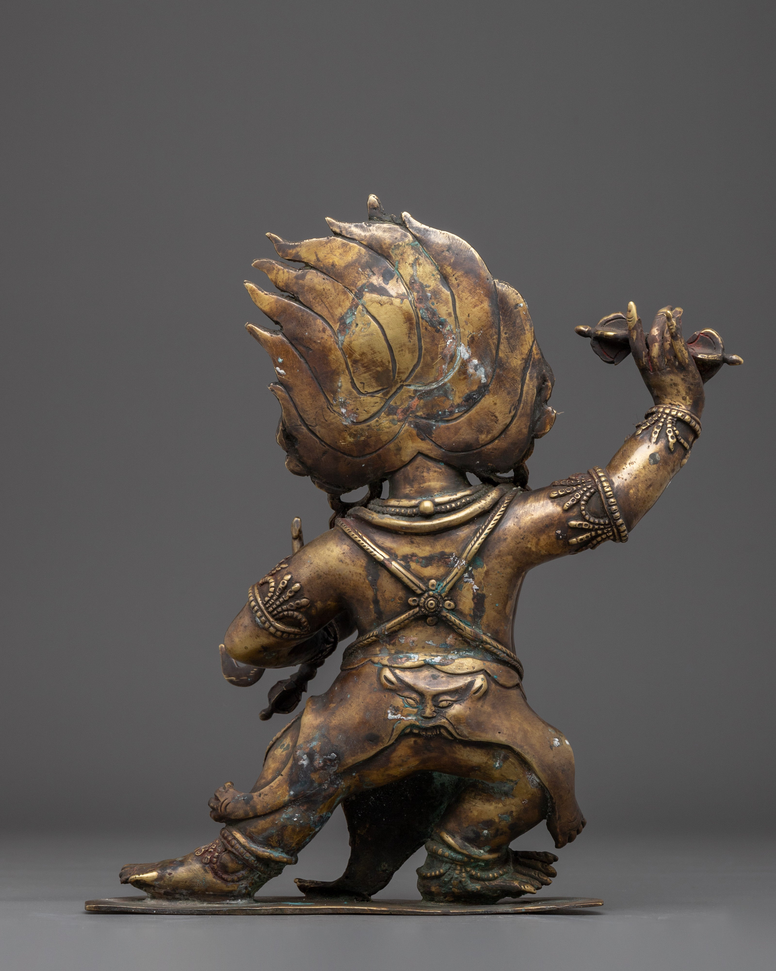 Vajrapani, Wrathful Protector And Thunderbolt Holder | Nepali Handmade Statue