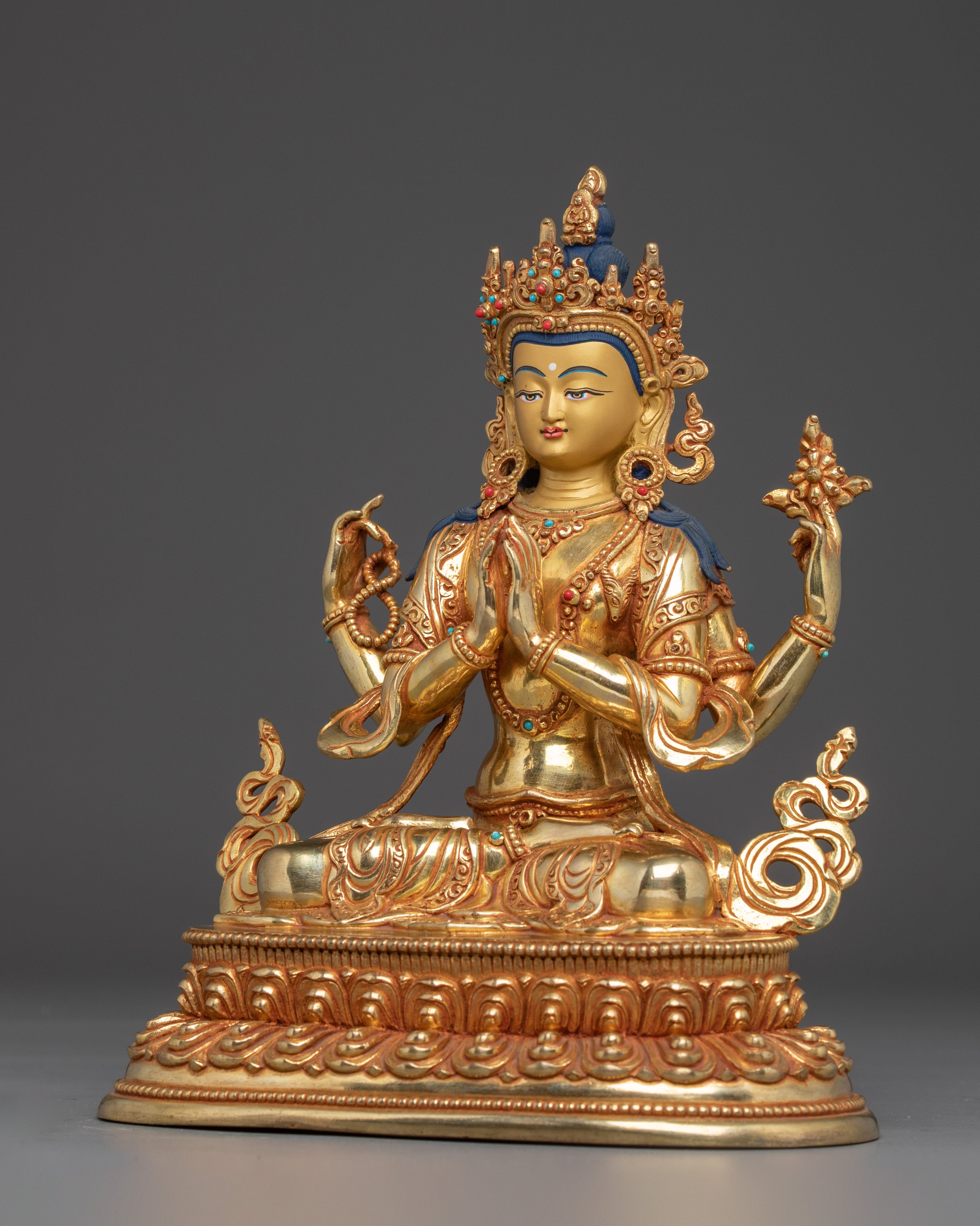 Chenrezig Statue: Buddhist Compassion Bodhisattva