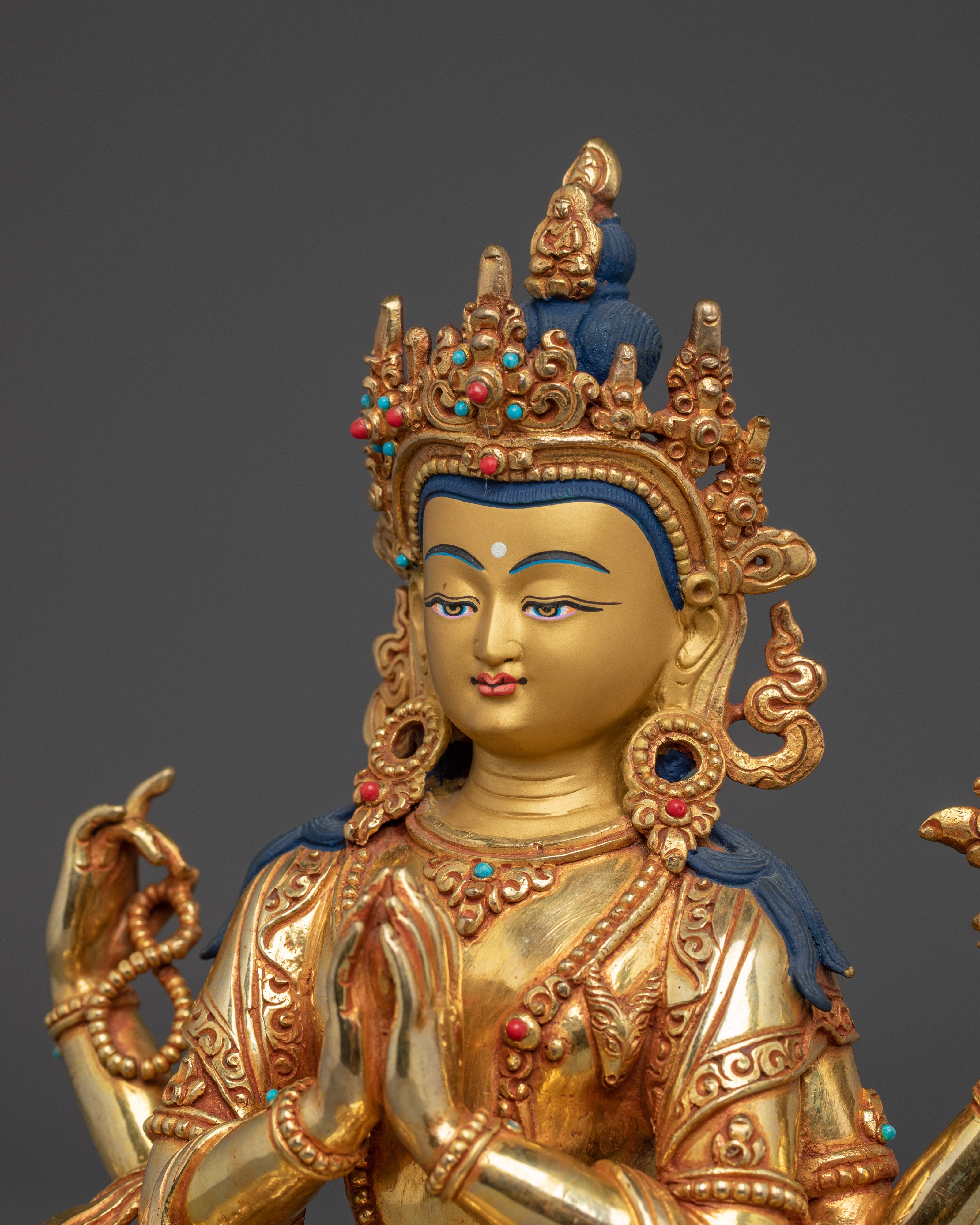 Chenrezig Statue: Buddhist Compassion Bodhisattva