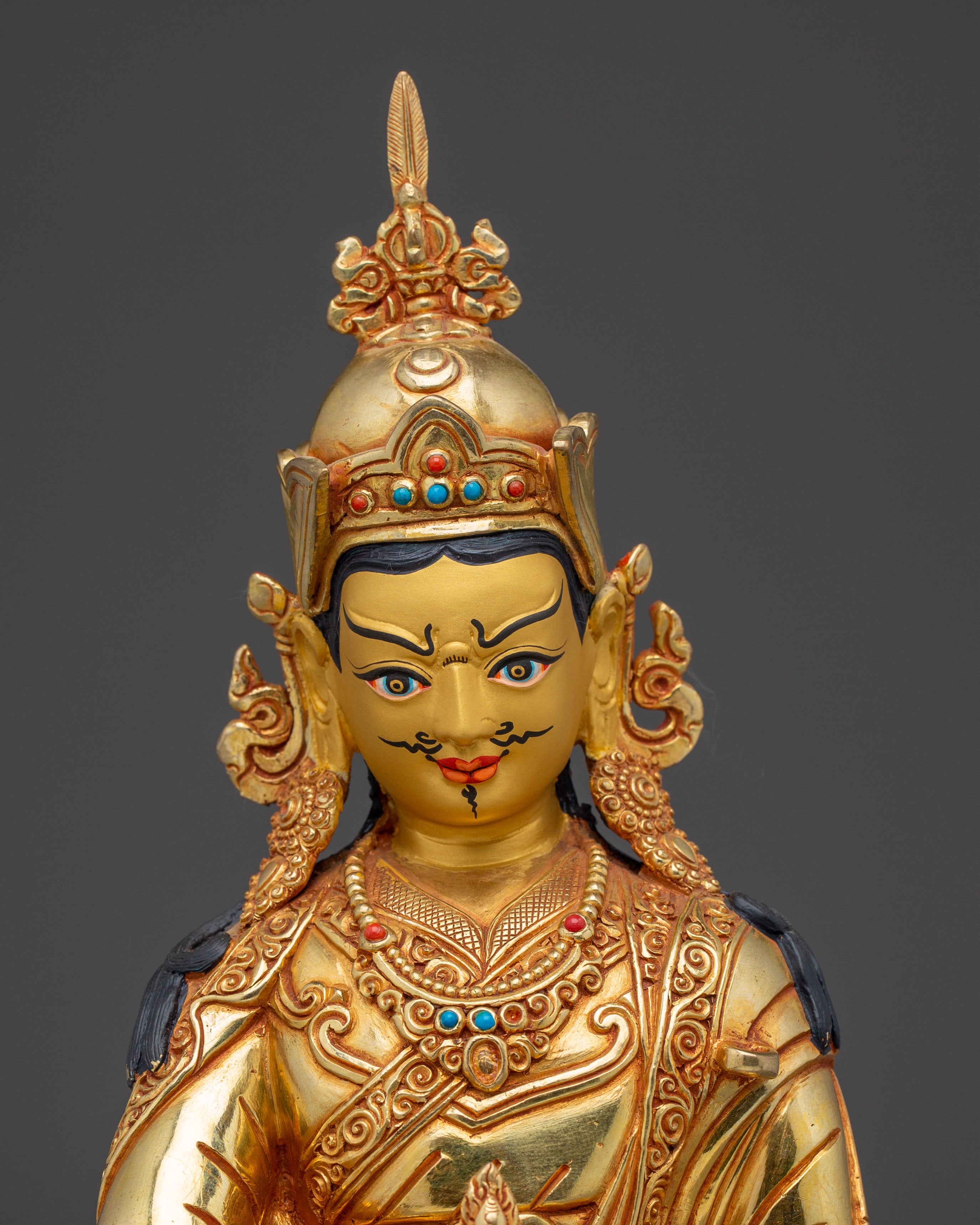 Guru Rinpoche Statue: Tibetan Vajra Master