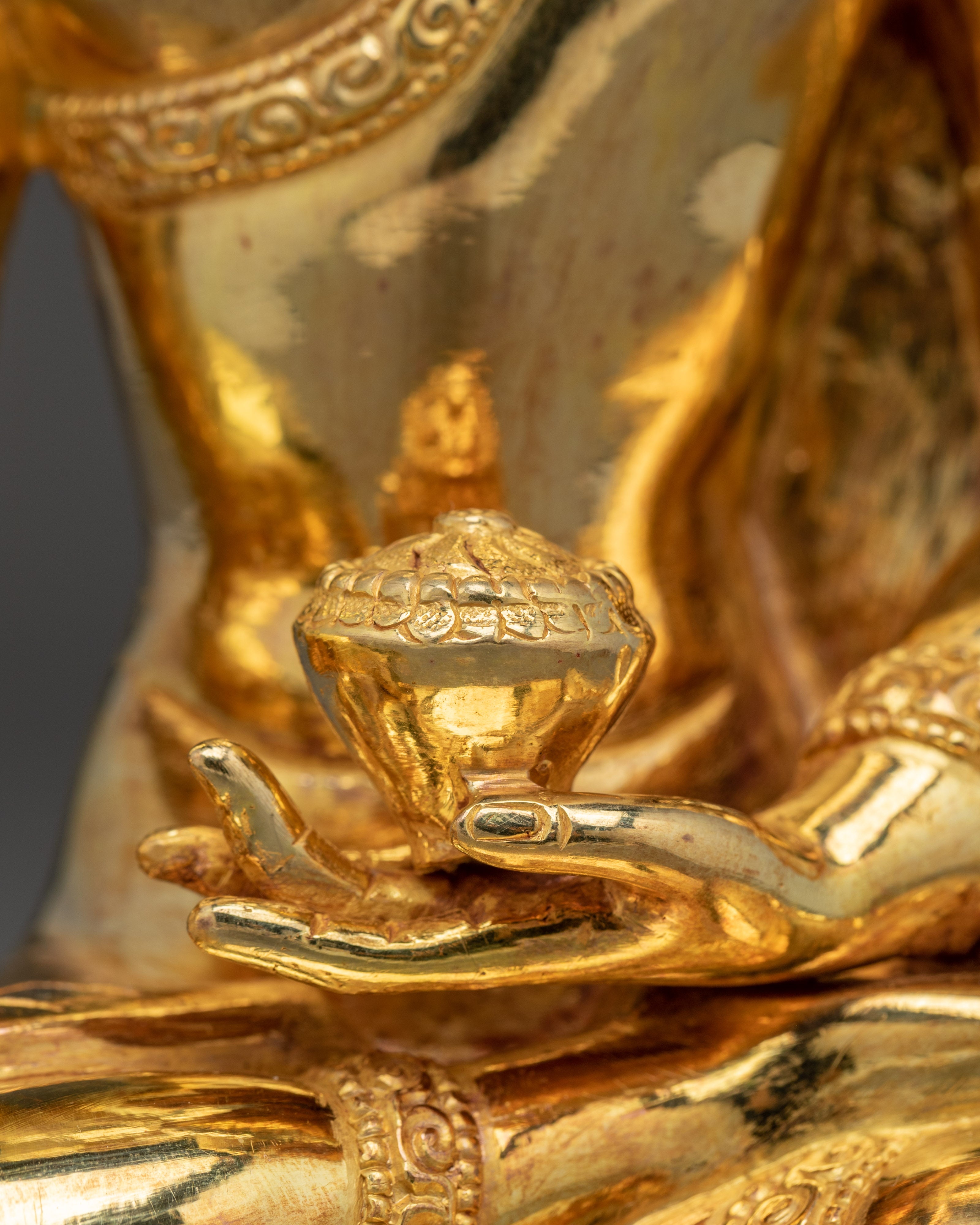 Peace Icon Shakyamuni Buddha Art | Lotus Seated Figure