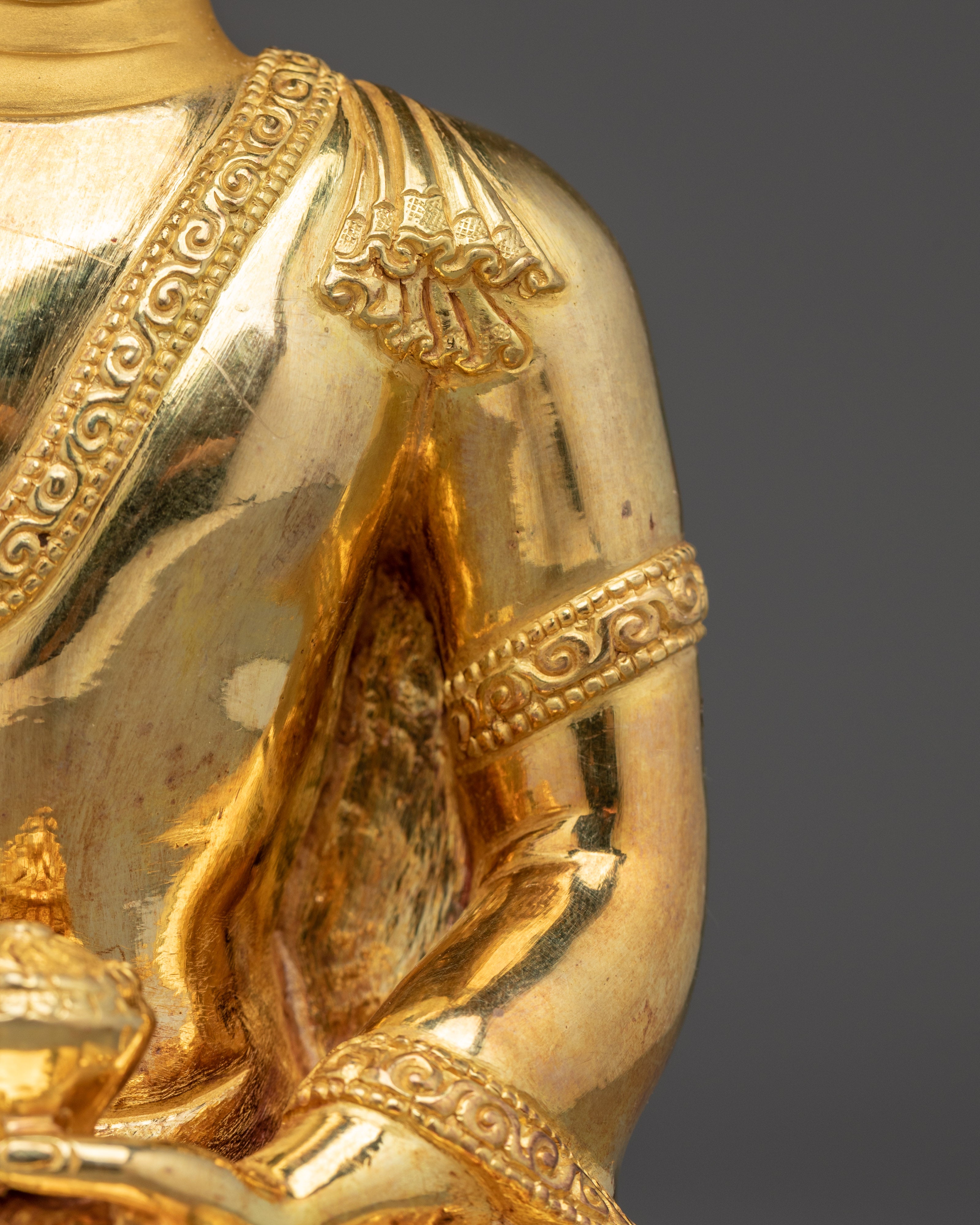 Peace Icon Shakyamuni Buddha Art | Lotus Seated Figure