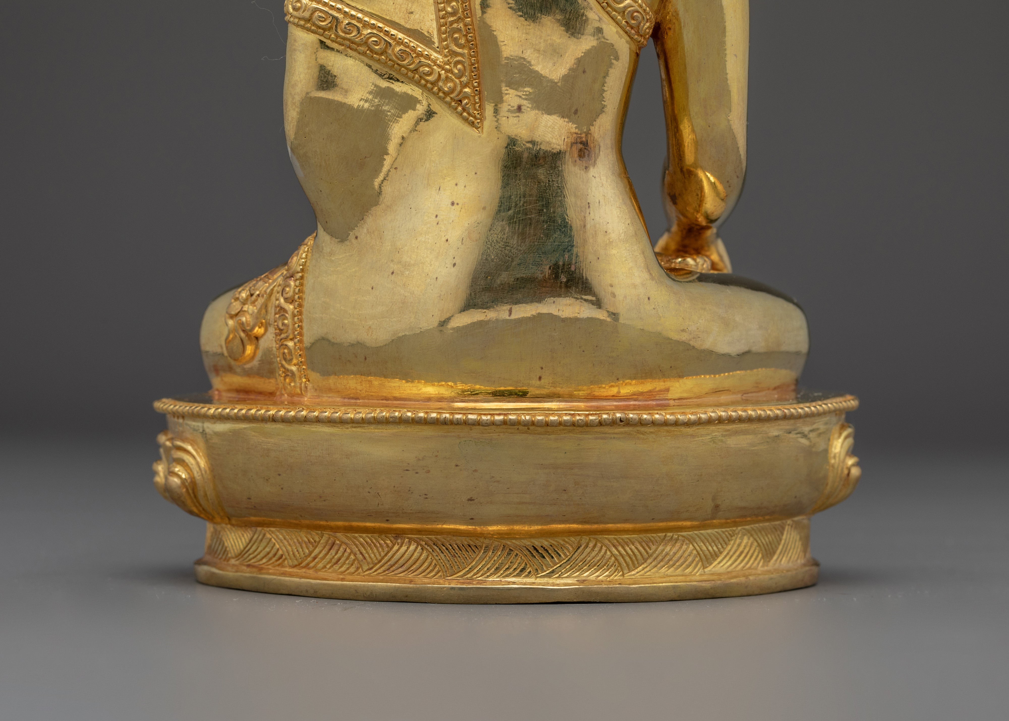 Peace Icon Shakyamuni Buddha Art | Lotus Seated Figure