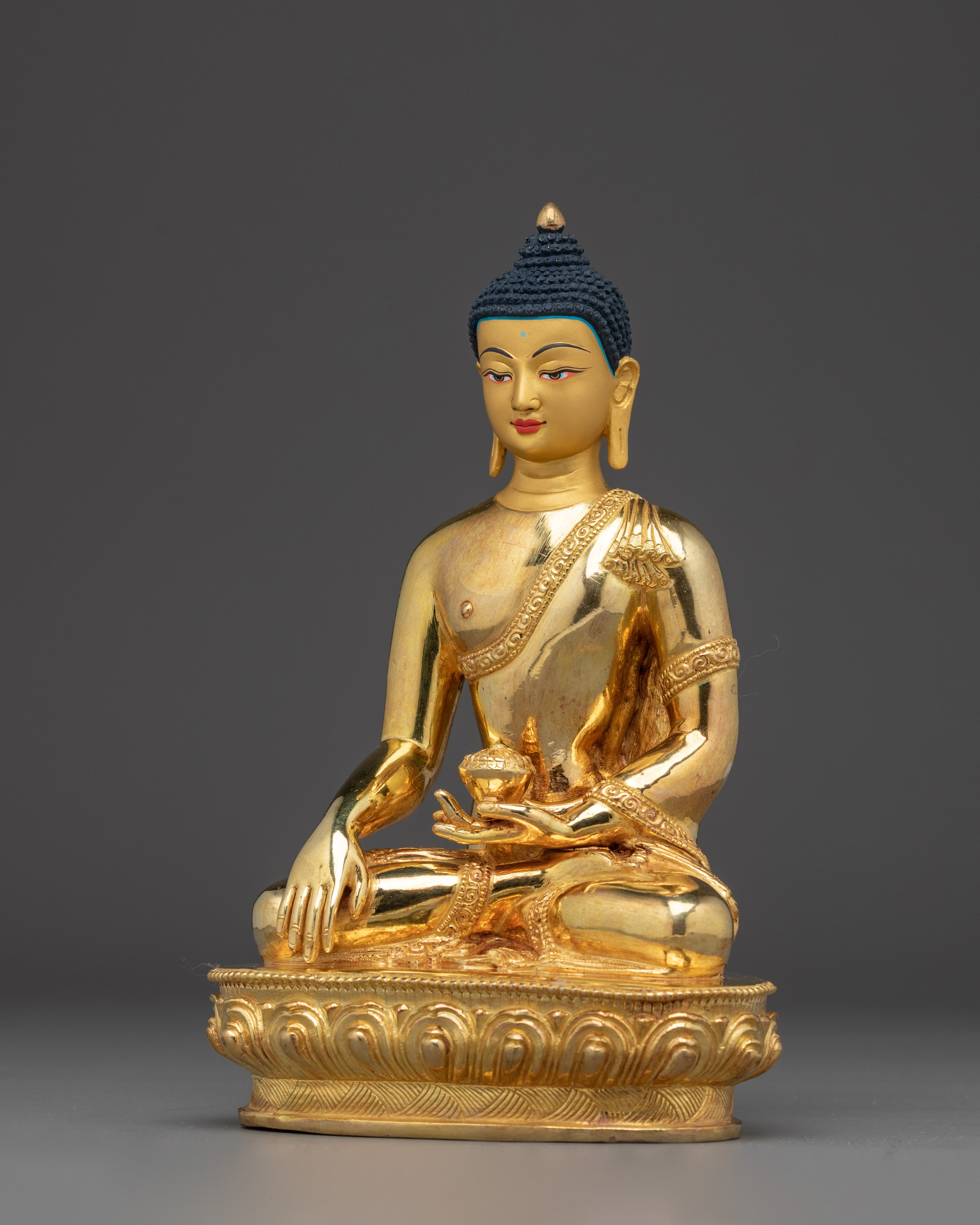 Peace Icon Shakyamuni Buddha Art | Lotus Seated Figure