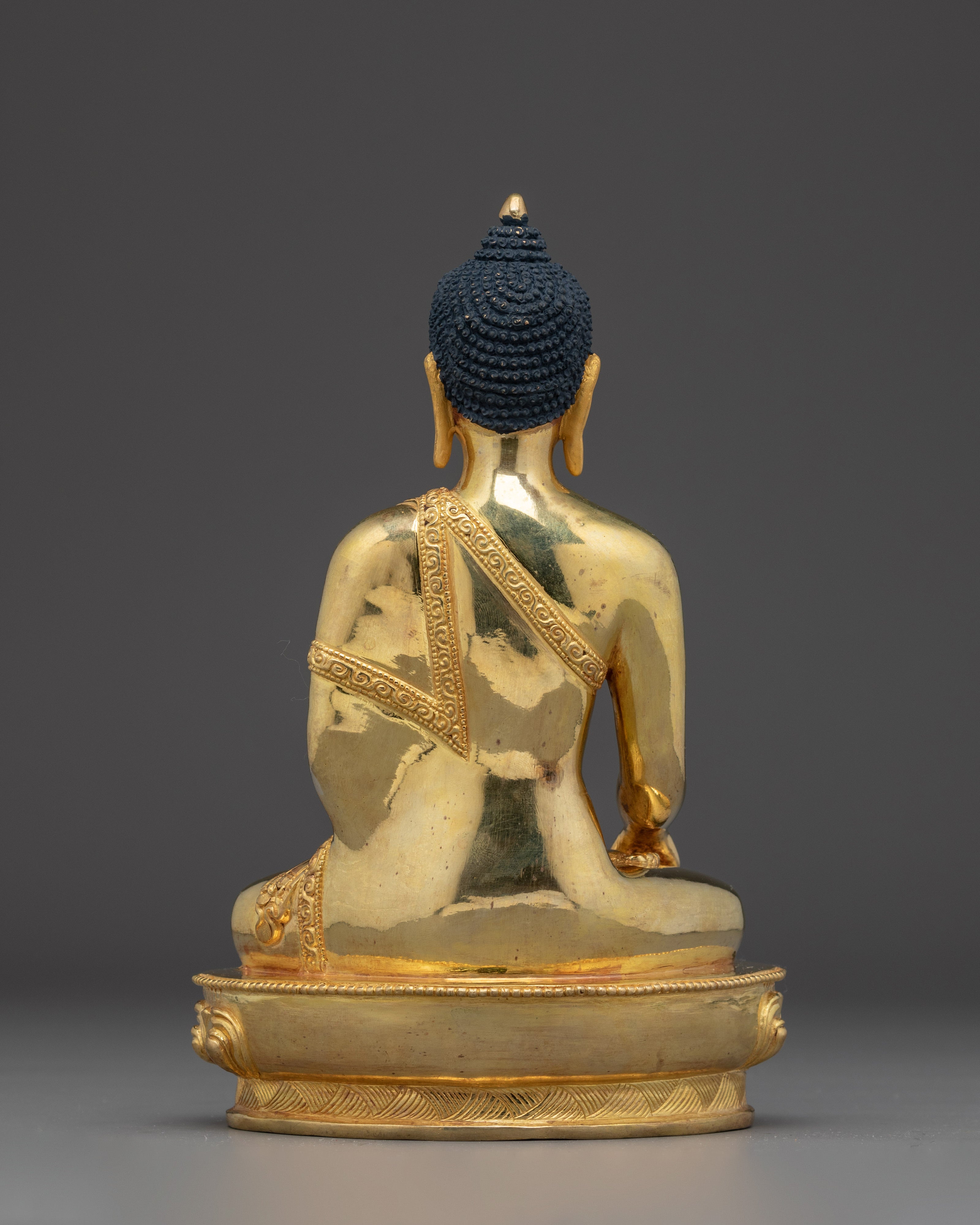 Peace Icon Shakyamuni Buddha Art | Lotus Seated Figure