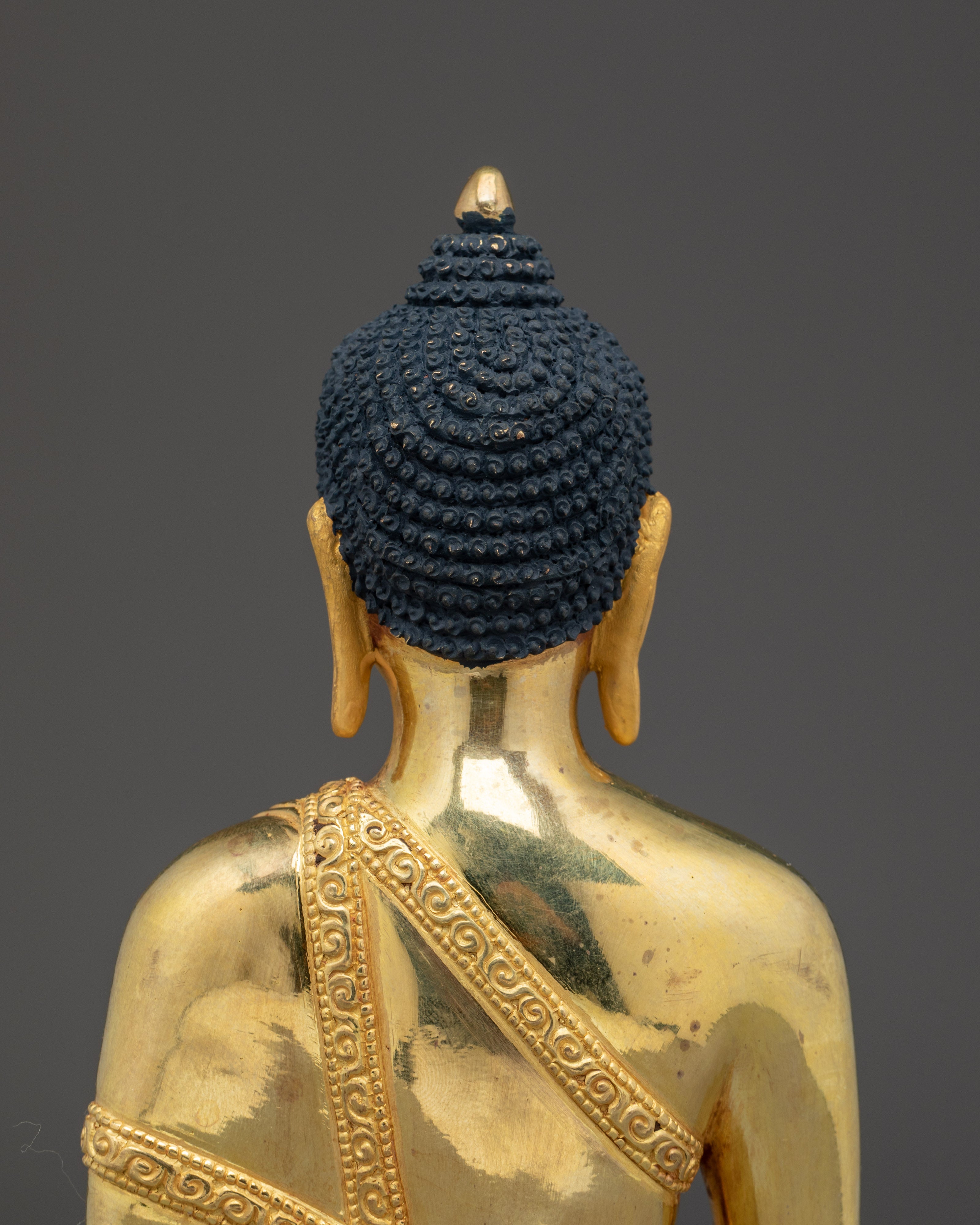 Peace Icon Shakyamuni Buddha Art | Lotus Seated Figure